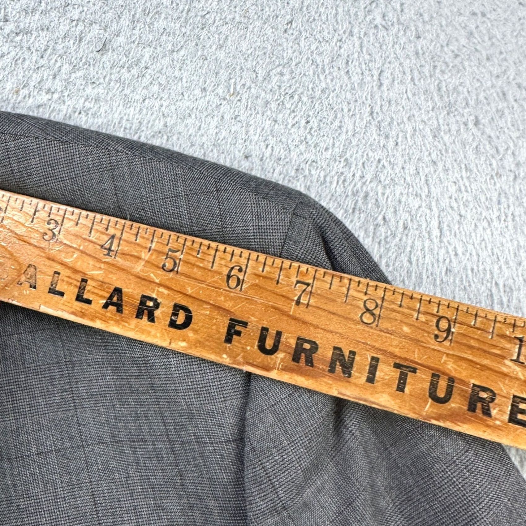 Banana Republic Banana Republic Blazer Sport Coat Men 44R Gray Glenn Plaid Standard Fit 2 Button Shirt? Size 44R - 6 Thumbnail