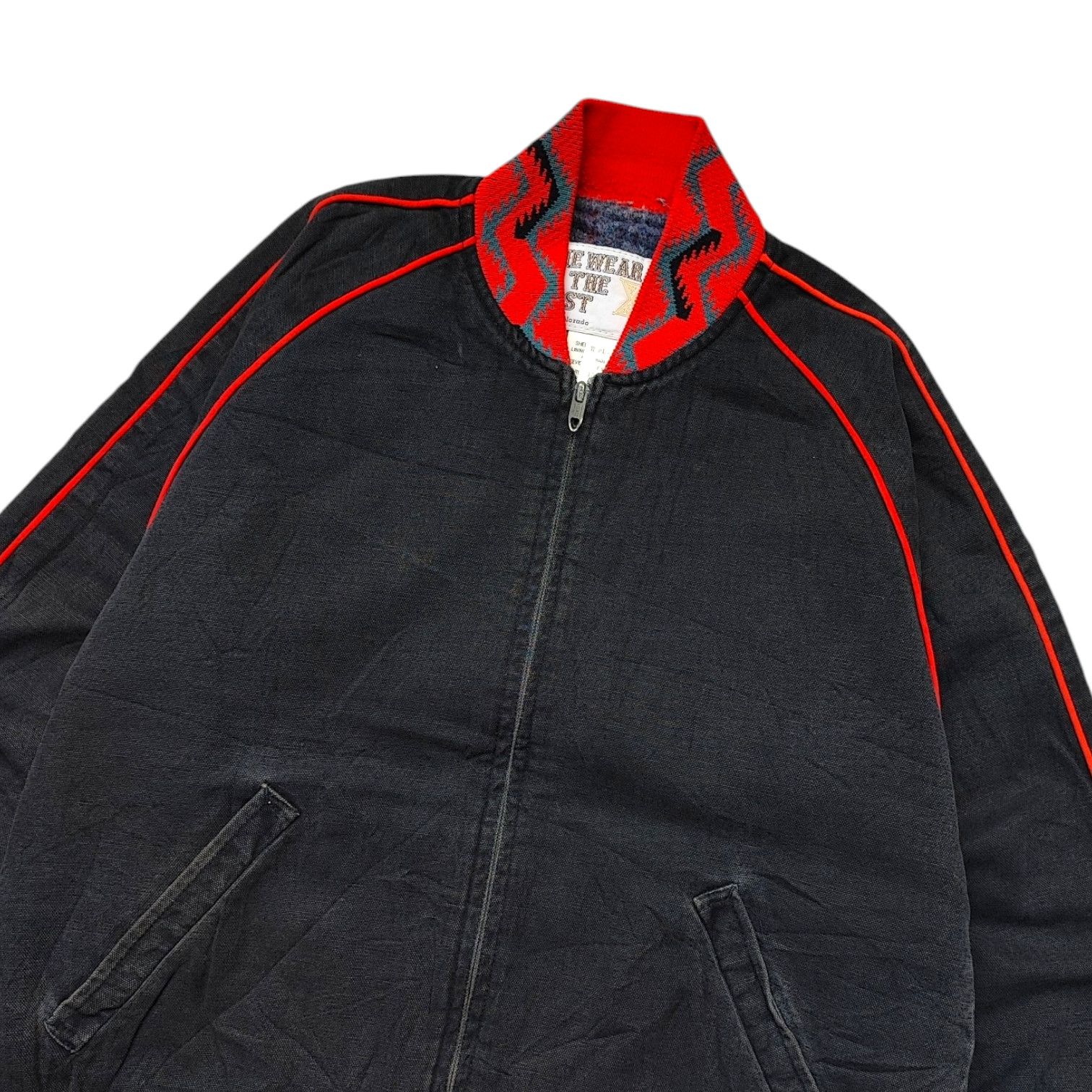 Vintage Vintage The Wear Of The West Bomber Blanket Lined Jacket Size US S / EU 44-46 / 1 - 5 Thumbnail