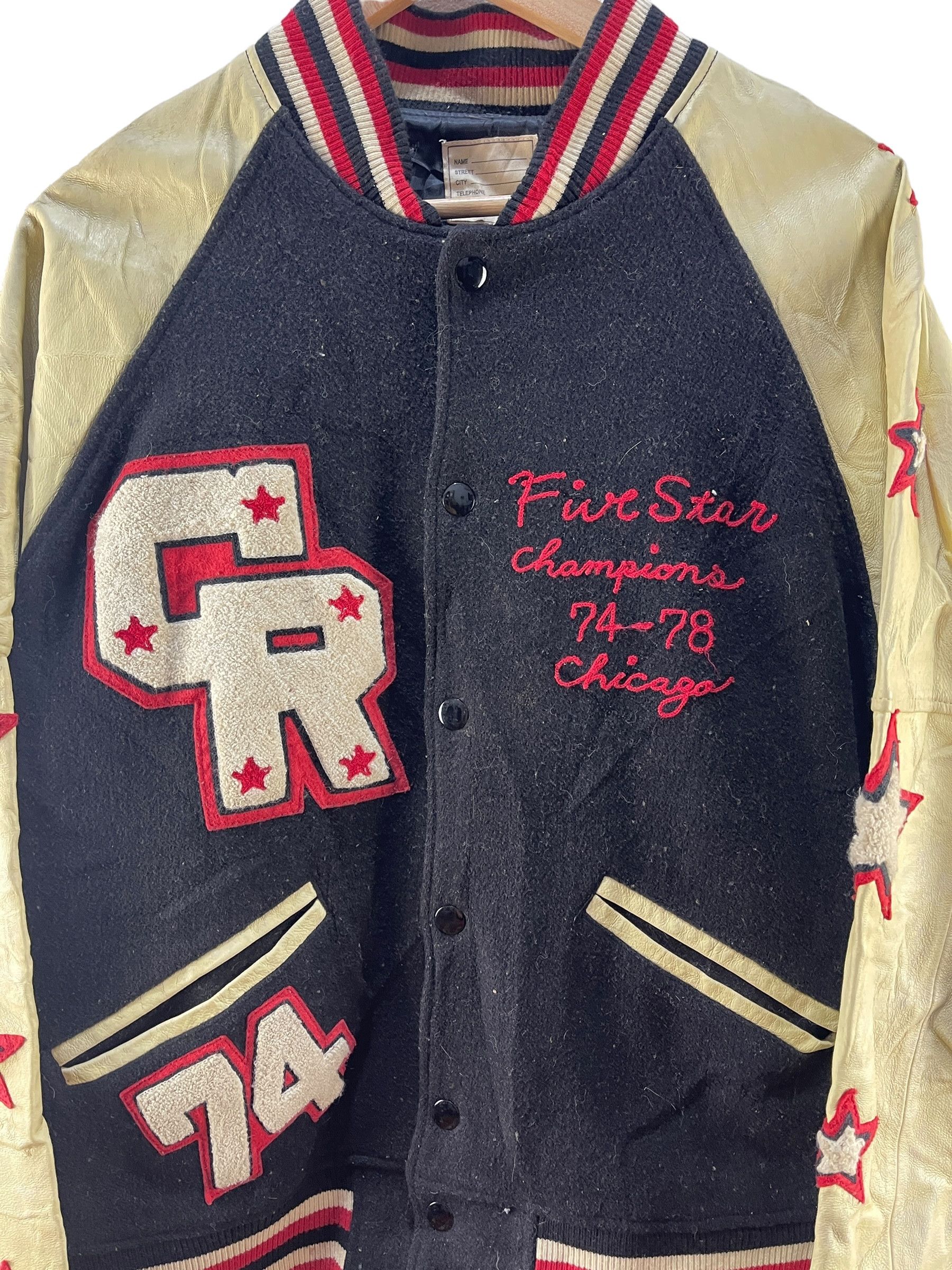 Other Vintage Houston Sportswear Eastern Maine Varsity Jacket Size US L / EU 52-54 / 3 - 11 Thumbnail