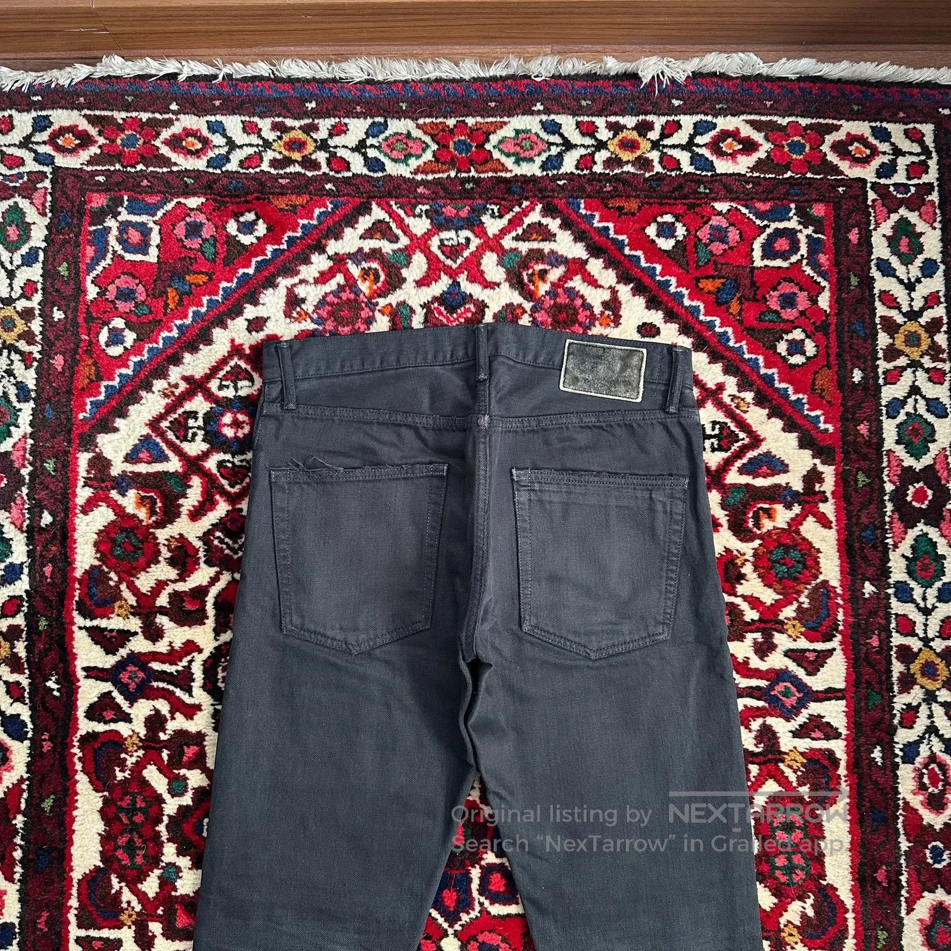 Visvim visvim black distressed denim pants size W34L3. Size US 34 / EU 50 - 4 Thumbnail