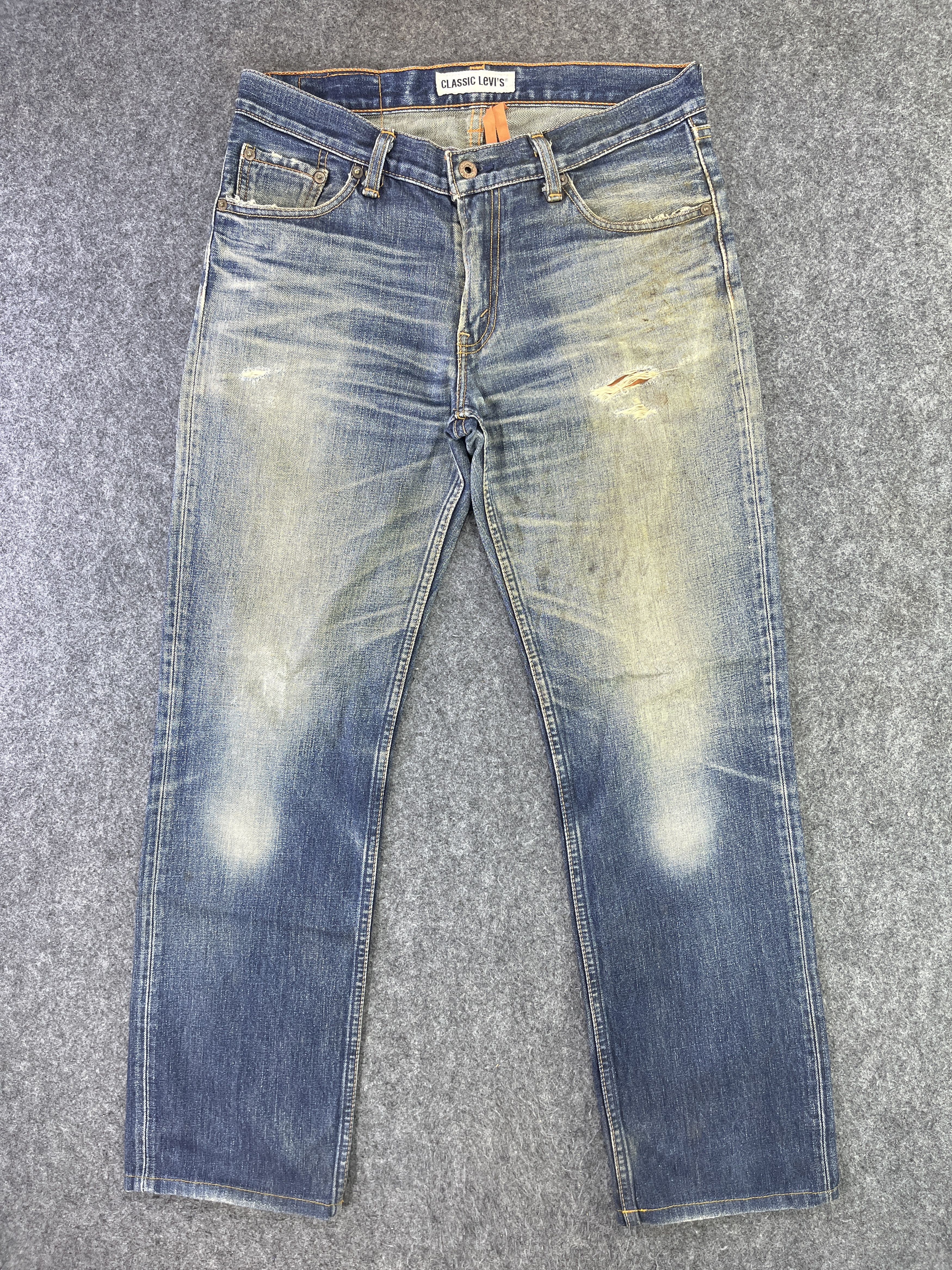 Levi's Vintage Levis 502 Rusty Wash Jeans - J907 Size US 33 - 1 Thumbnail