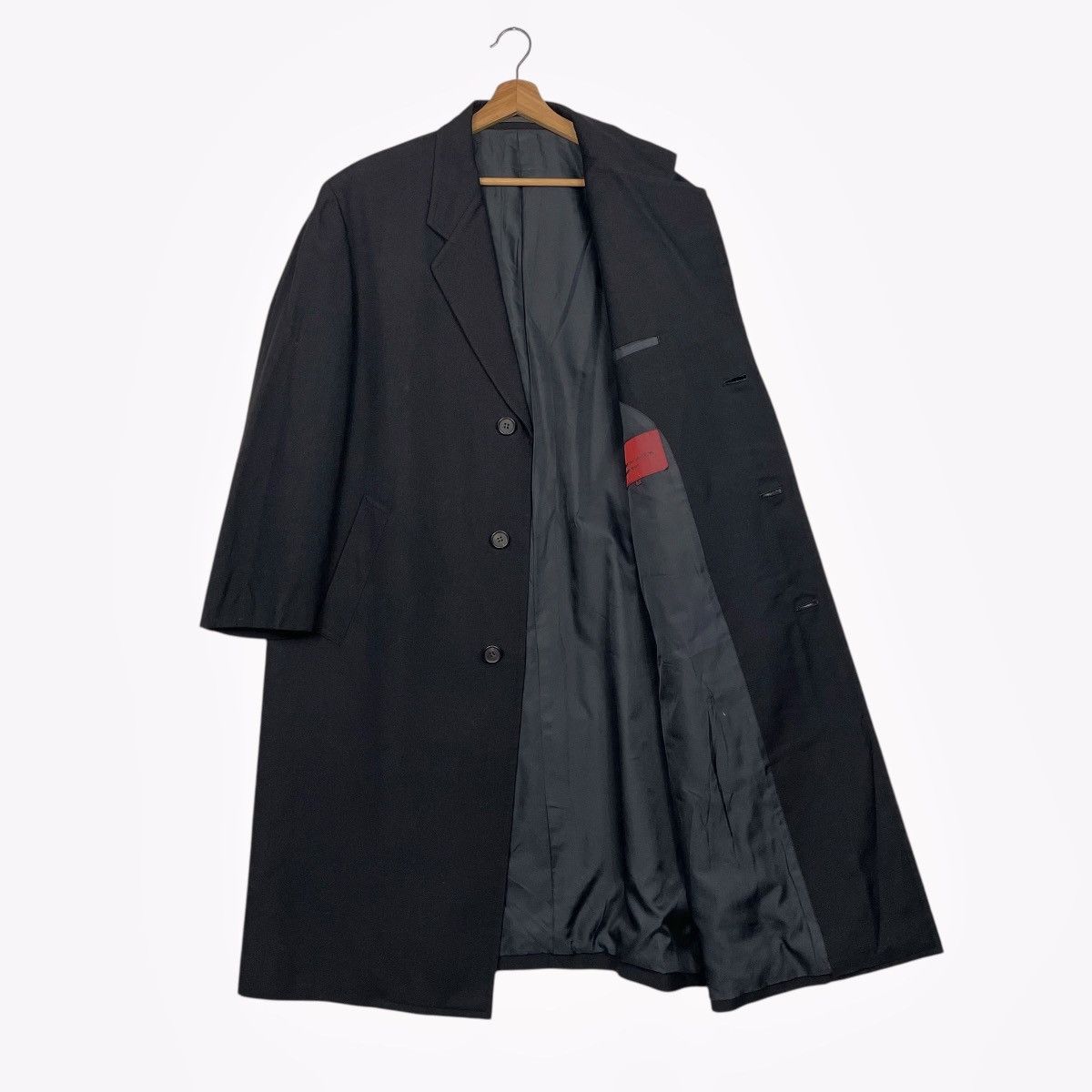 Comme des Garcons Homme Deux Vtg AD1988 Comme Des Garcons Homme Deux Wool Overcoat Size US M / EU 48-50 / 2 - 10 Thumbnail