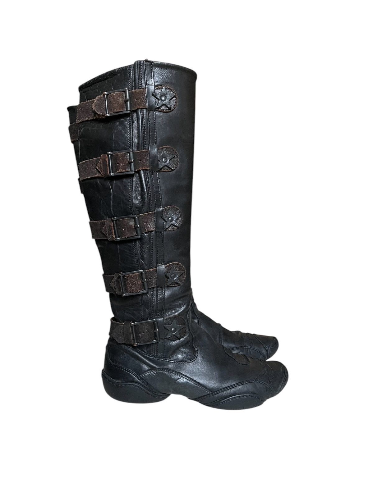 Marithe + Francois Girbaud Rare leather knee-high boots by Marithe Francois Girbaud Size US 6 / IT 36 - 3 Thumbnail
