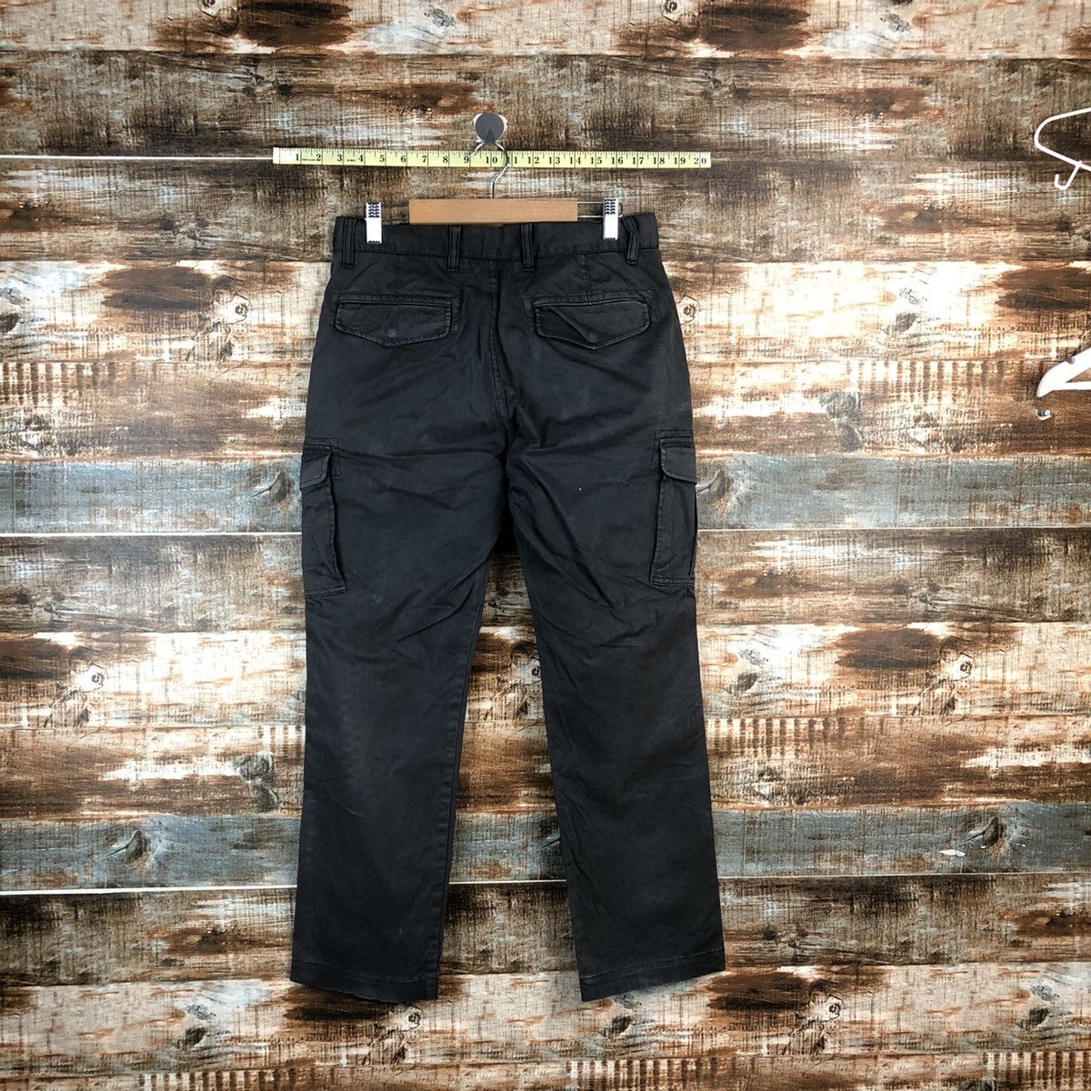 Japanese Brand Uniqlo Black Cargo utility tactical Multipocket Pants #A2561 Size US 30 / EU 46 - 15 Thumbnail