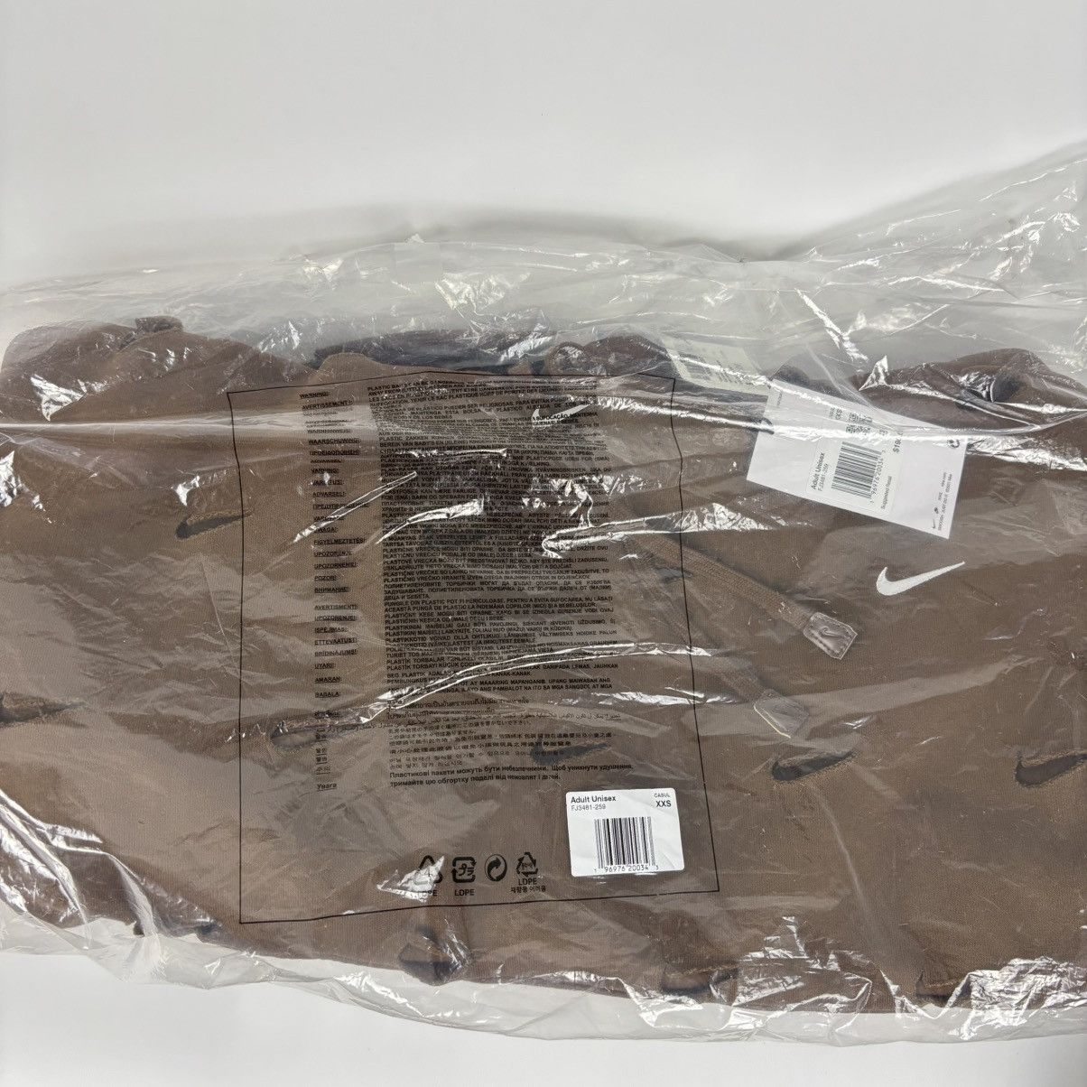 Jacquemus × Nike Nike x Jacquemus Cacao Wow Le Swoosh Hoodie FJ3481-259 Size XXS / US 00 / IT 34 - 8 Thumbnail