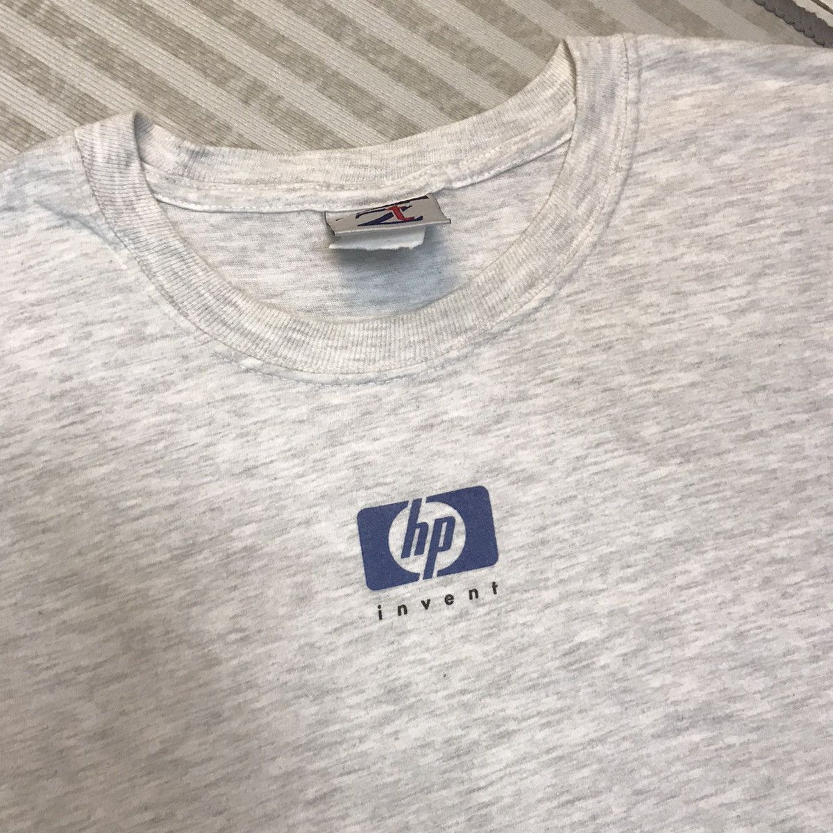 Jerzees × Vintage VINTAGE HP INVENT L/S CENTER 90s RARE TEE Size US XL / EU 56 / 4 - 2 Thumbnail