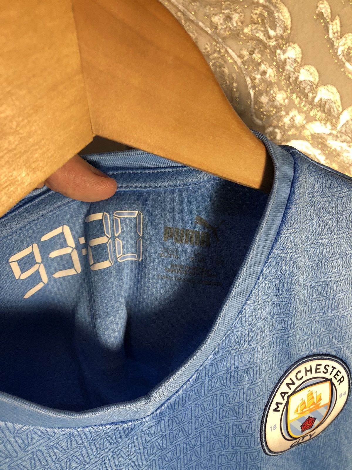 Other VERY RARE PUMA FC MANCHESTER CITY ENGLAND SOCCER JERSEY Y2K Size US S / EU 44-46 / 1 - 5 Thumbnail