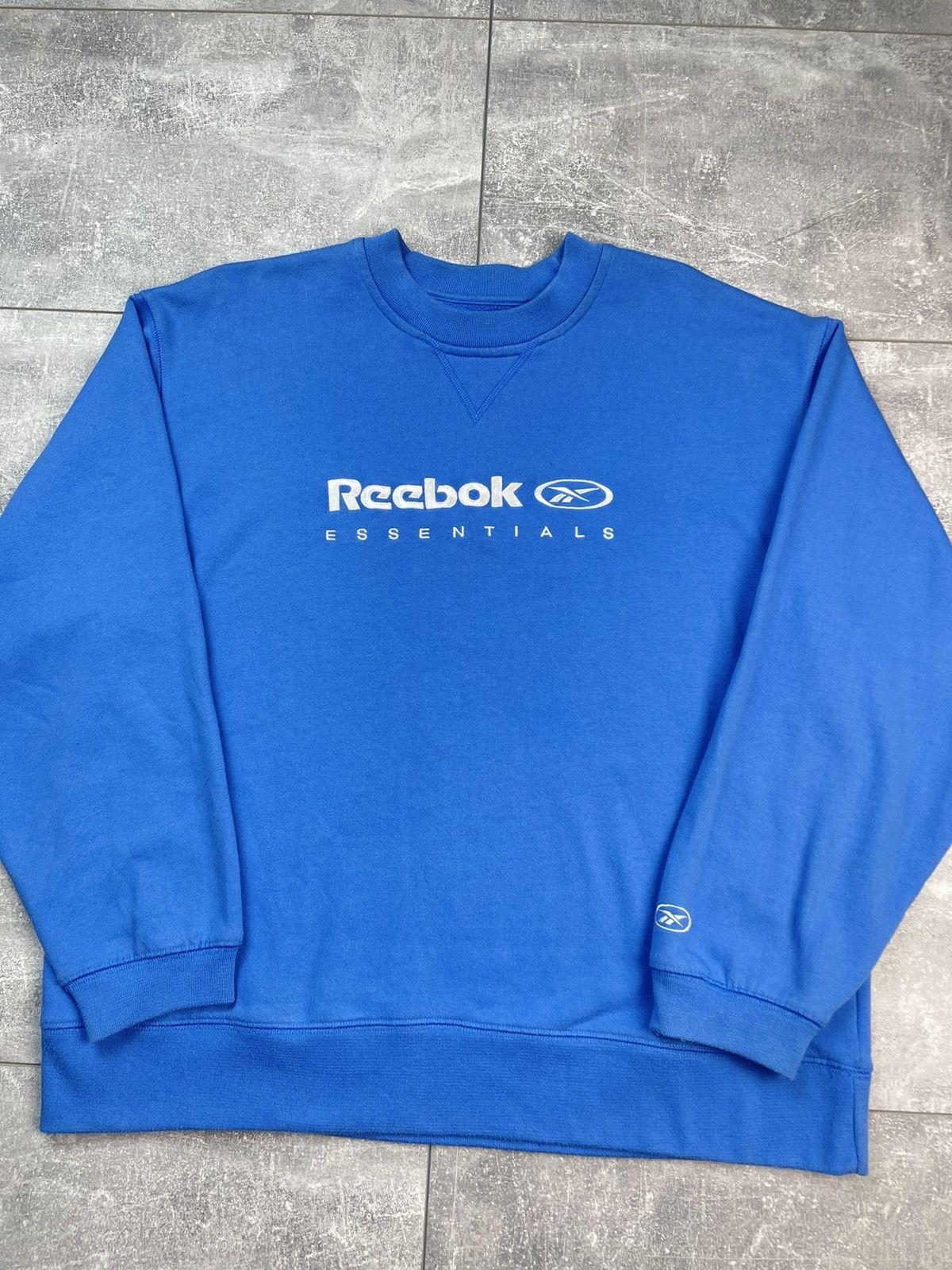 Reebok × Vintage Reebok Vintage Blue Sweatshirt Size US XL / EU 56 / 4 - 2 Thumbnail