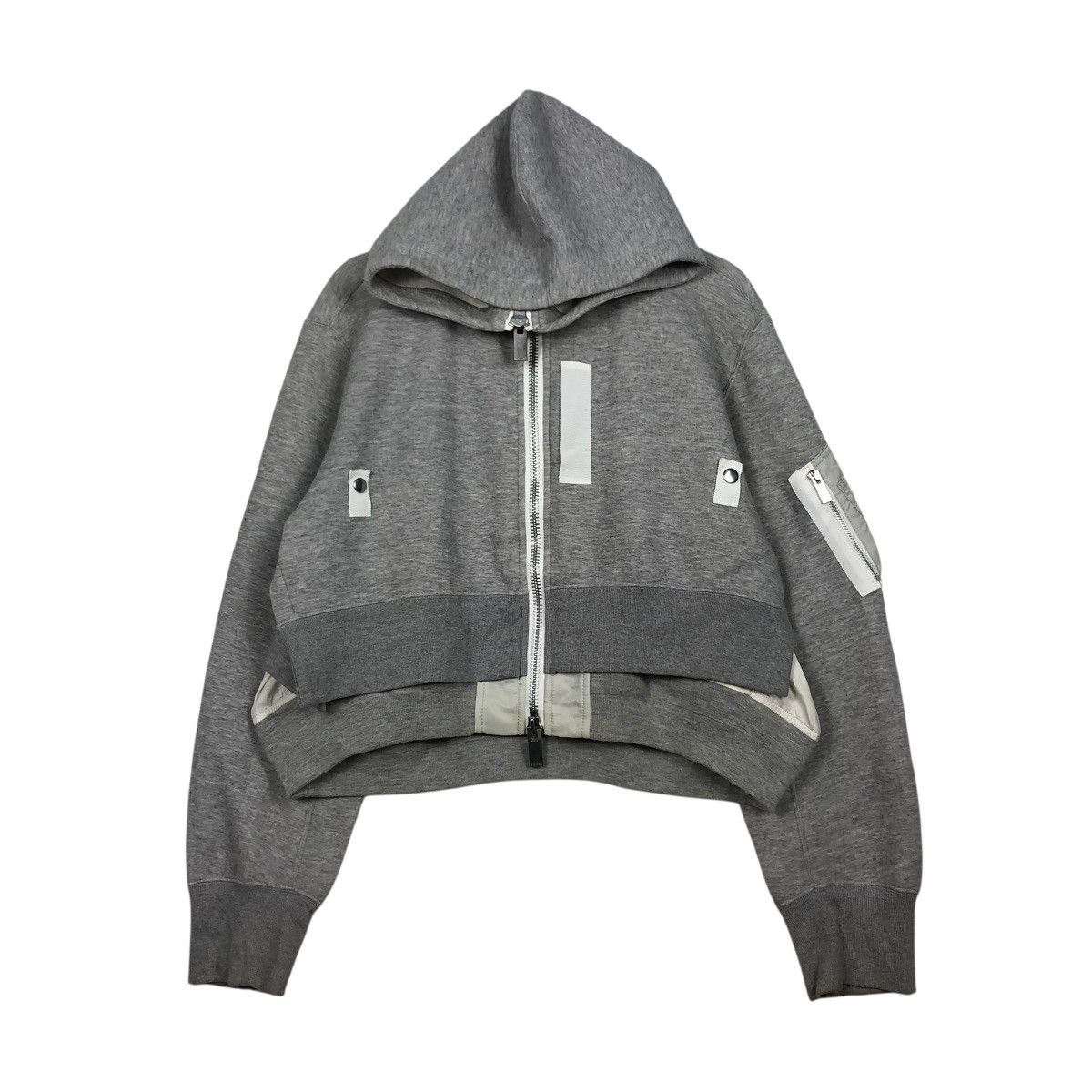 Sacai NYLON TWILL HOODIE VEST | Grailed