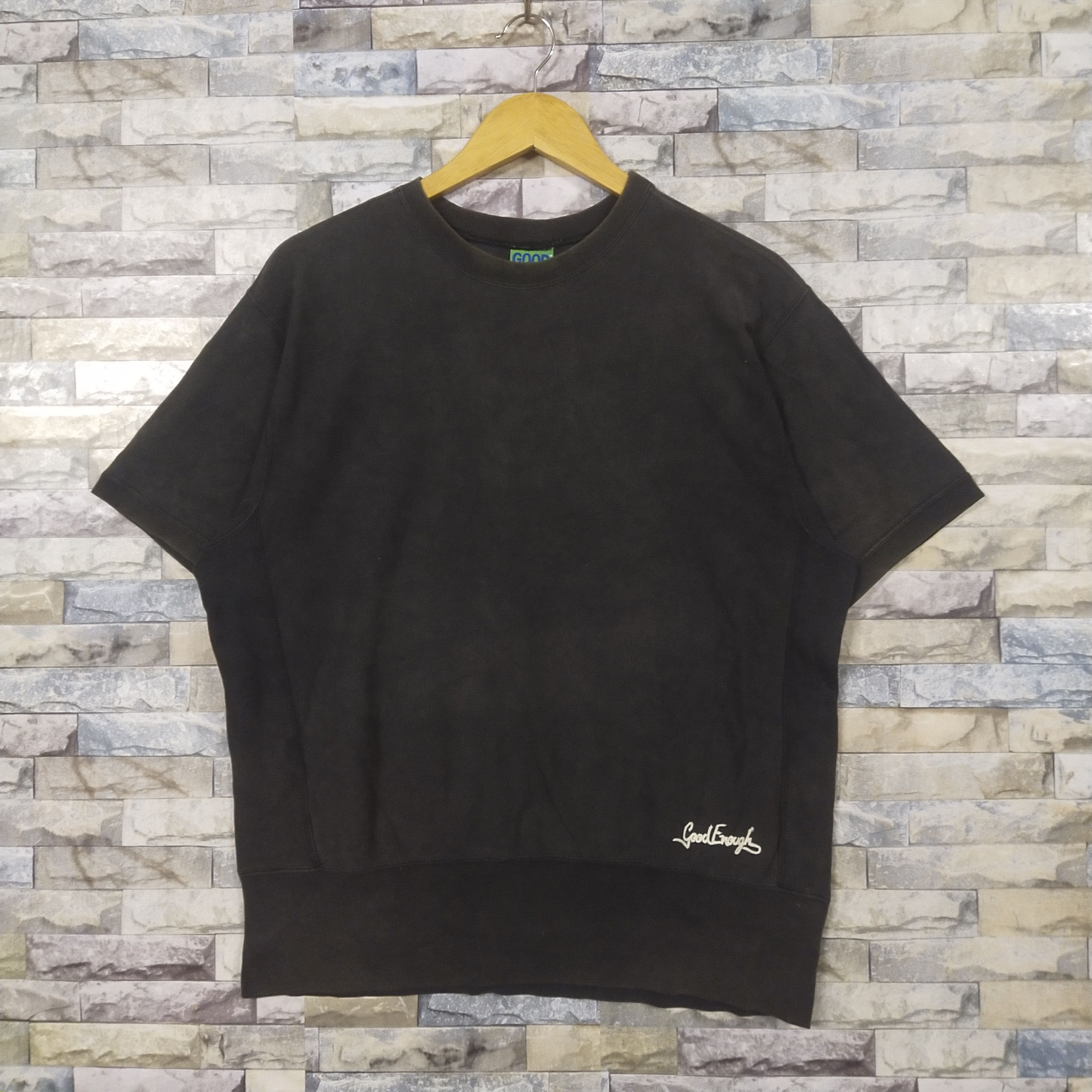 GOODENOUGH × Good Enough Vintage Good Enough GDEH Short Sleeve Sweatshirt Size US L / EU 52-54 / 3 - 1 Thumbnail