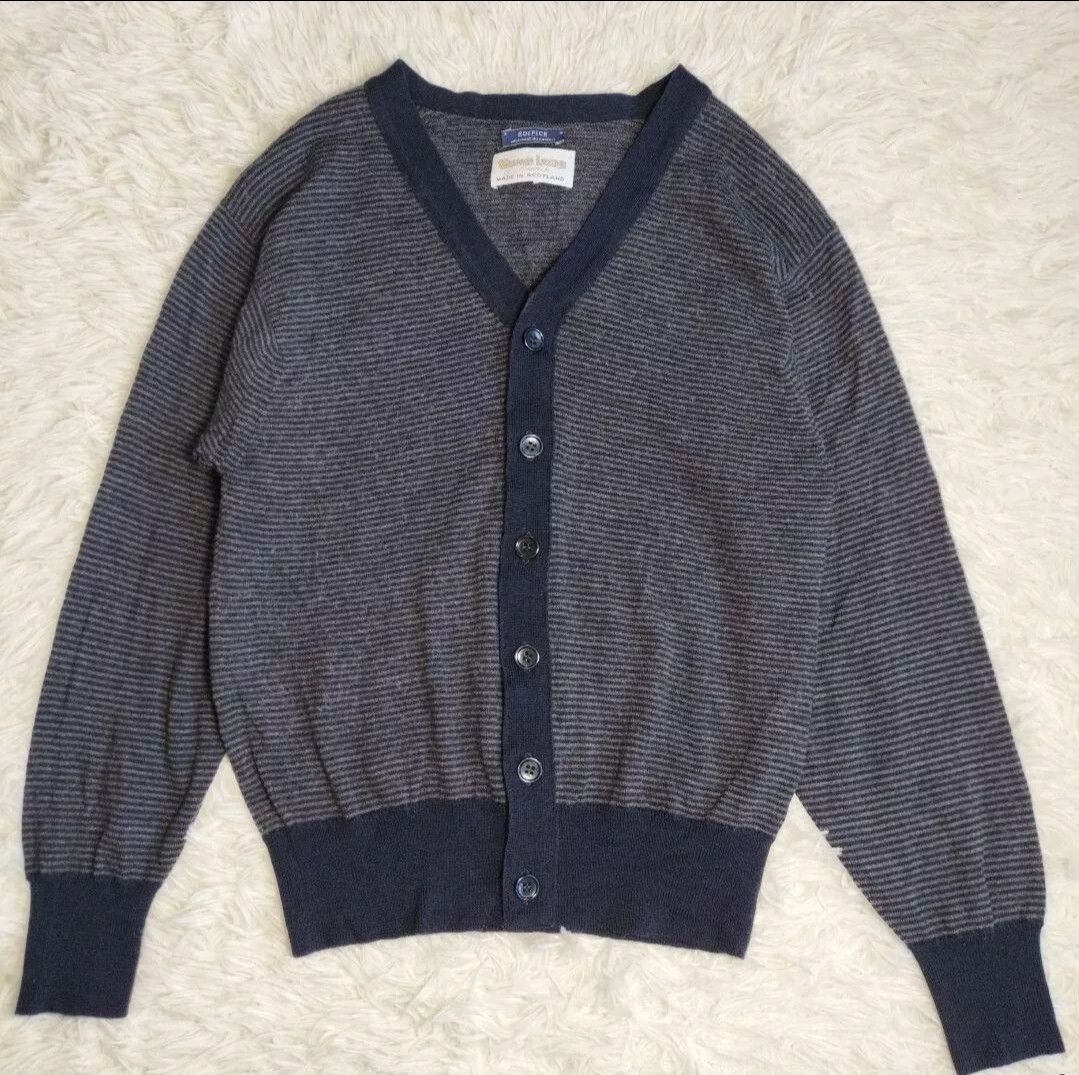 Edifice Japan × William Lockie William Lockie Edifice navy grey striped wool cardigan Size US S / EU 44-46 / 1 - 1 Thumbnail