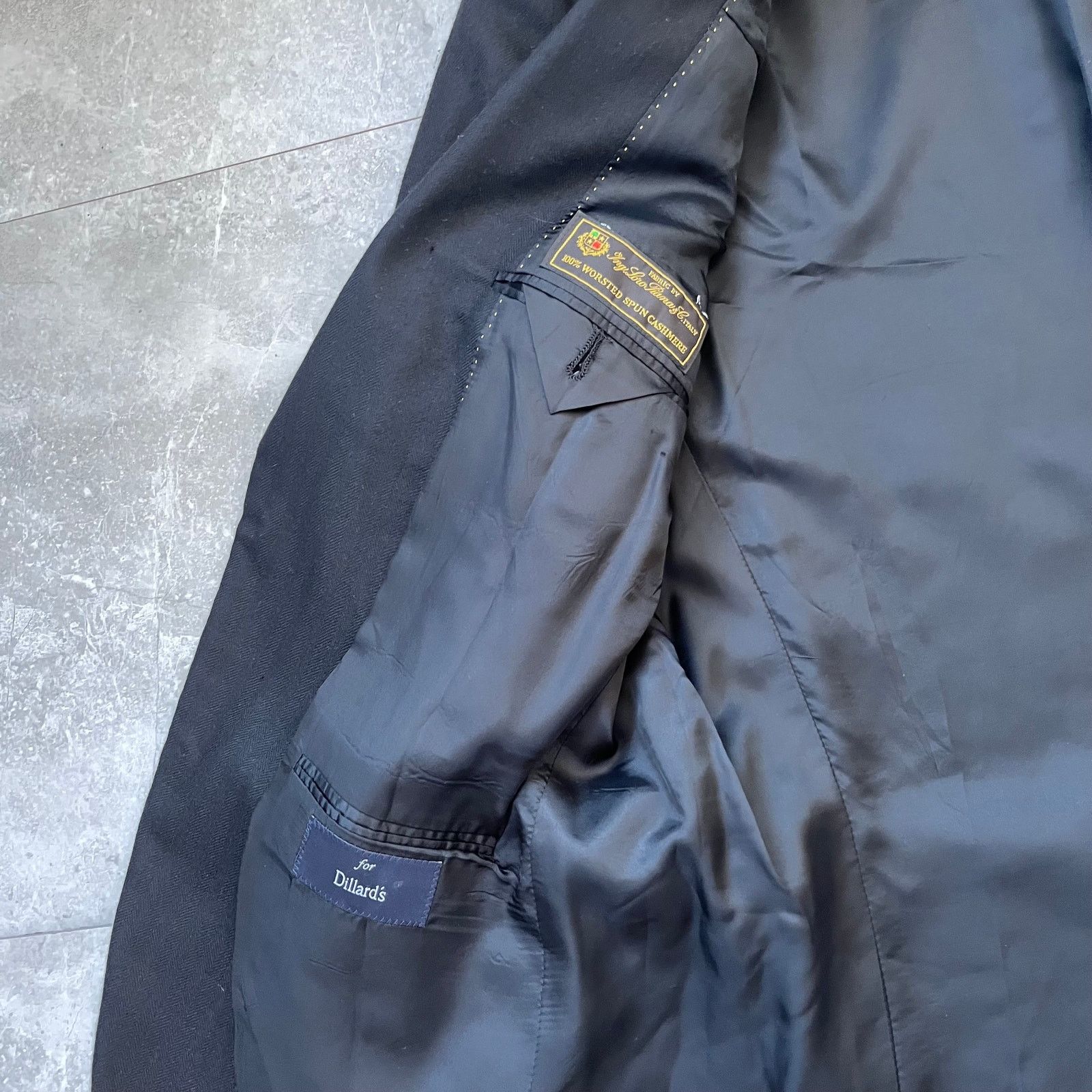 Hart Schaffner Marx Hart Schaffner Marx 100% Cashmere Blazer – Golden Trumpeter Size 42R - 5 Thumbnail