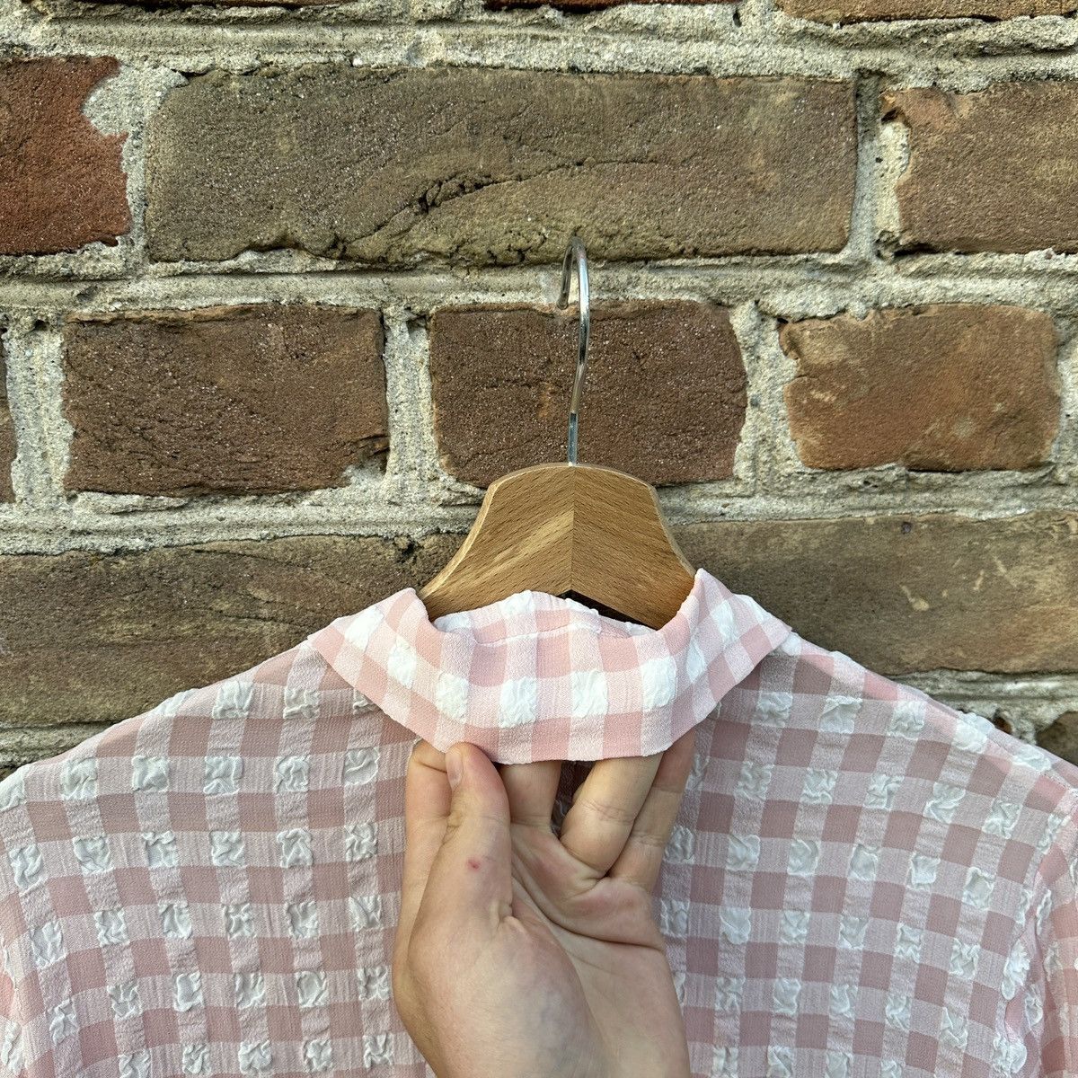 Boutique Moschino Boutique Moschino Ruffle Button Up Shirt Frill Vintage Rare Size M / US 6-8 / IT 42-44 - 6 Thumbnail