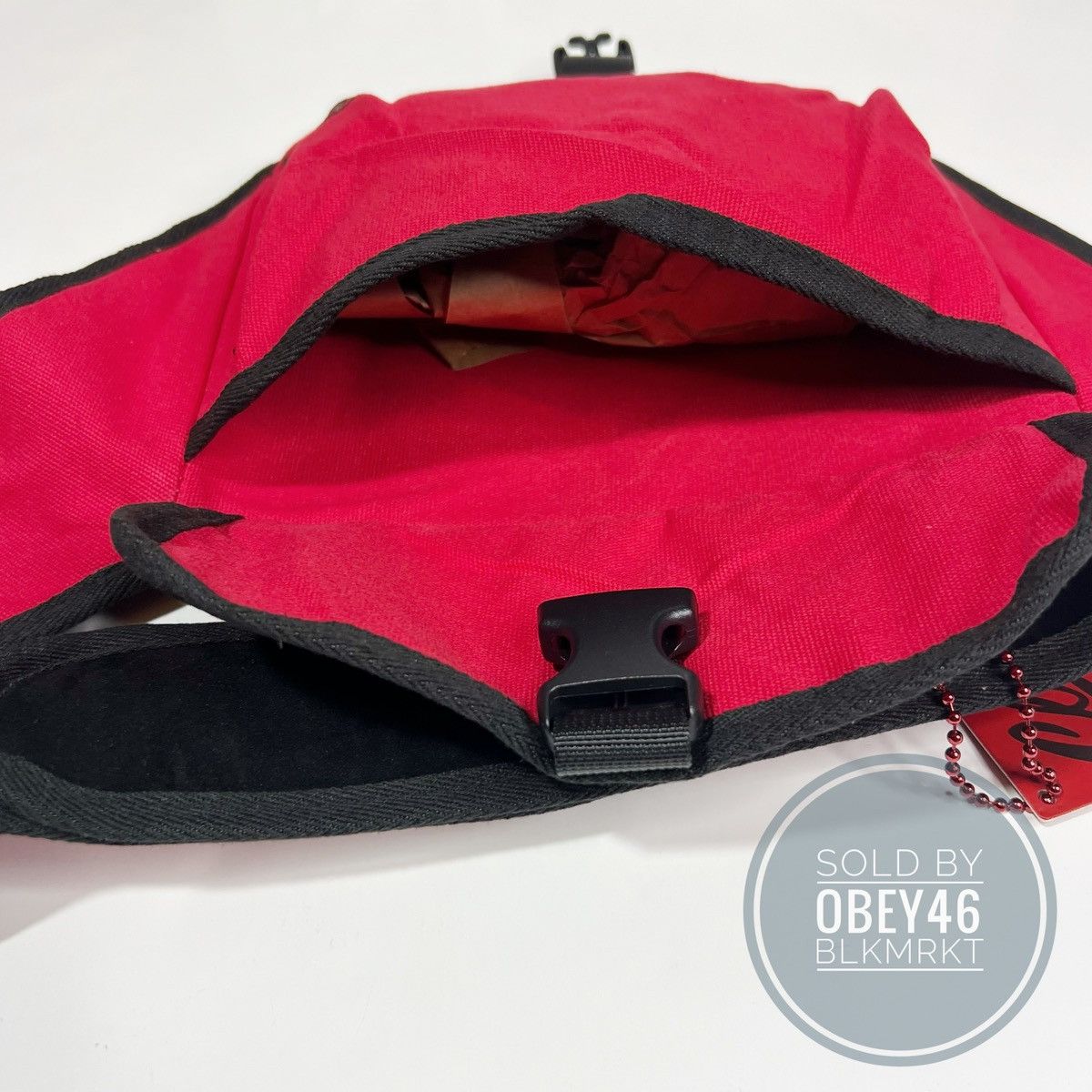 CLOT CLOT APPAREL RED SHOULDER BAG SLING Size ONE SIZE - 6 Thumbnail