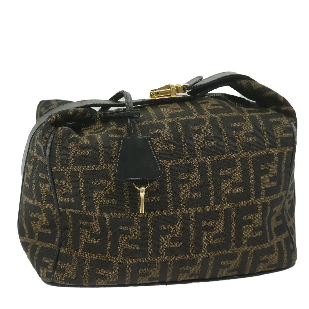 image of Fendi Zucca Clutch Bag in Brown, Women's