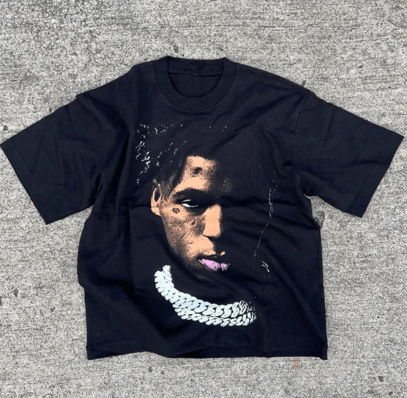 Vintage high street casual print dark