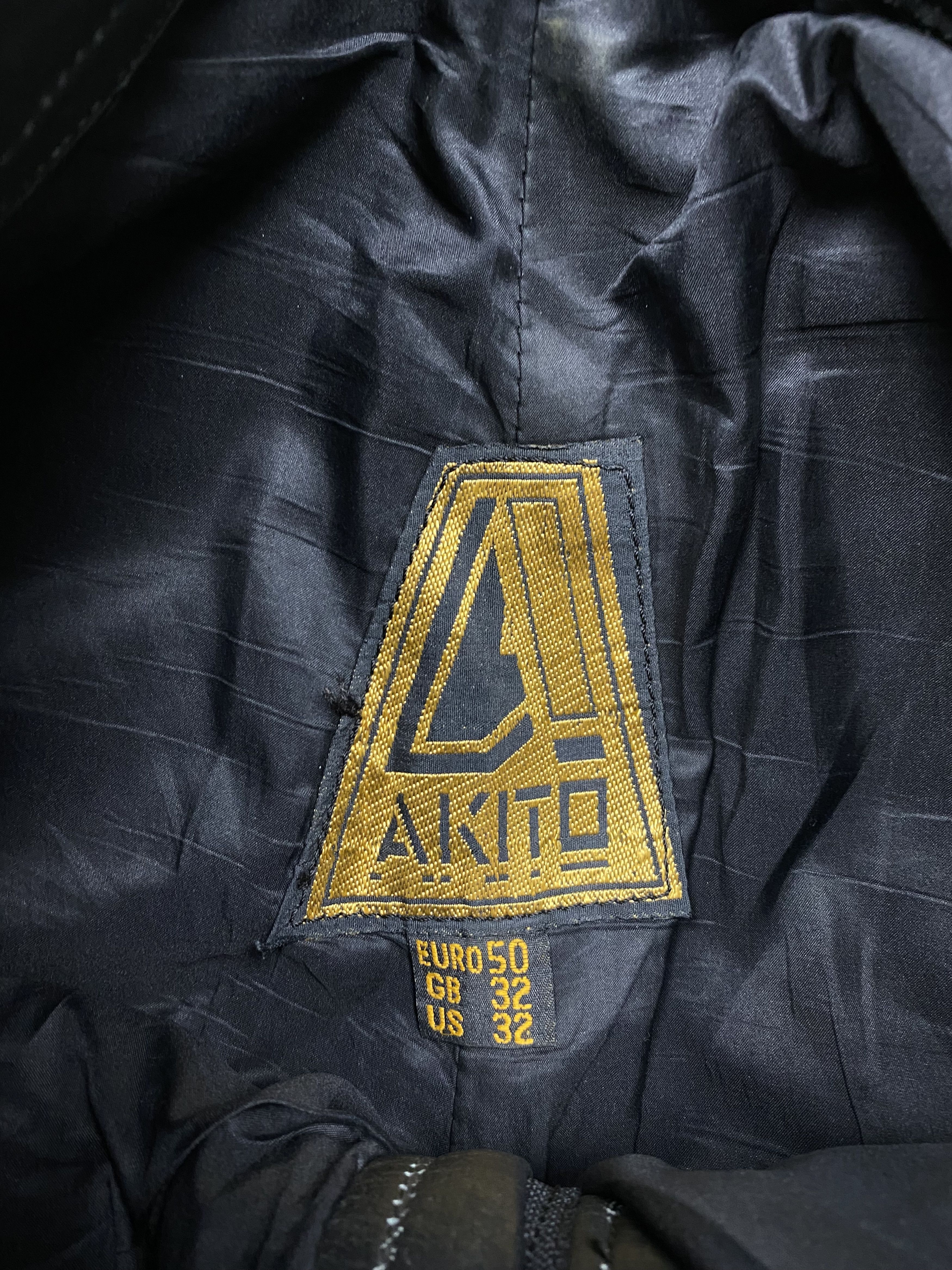Genuine Leather Akito Vintage Mens Genuine Leather Pants Biker Motorcycle Size US 32 / EU 48 - 6 Thumbnail