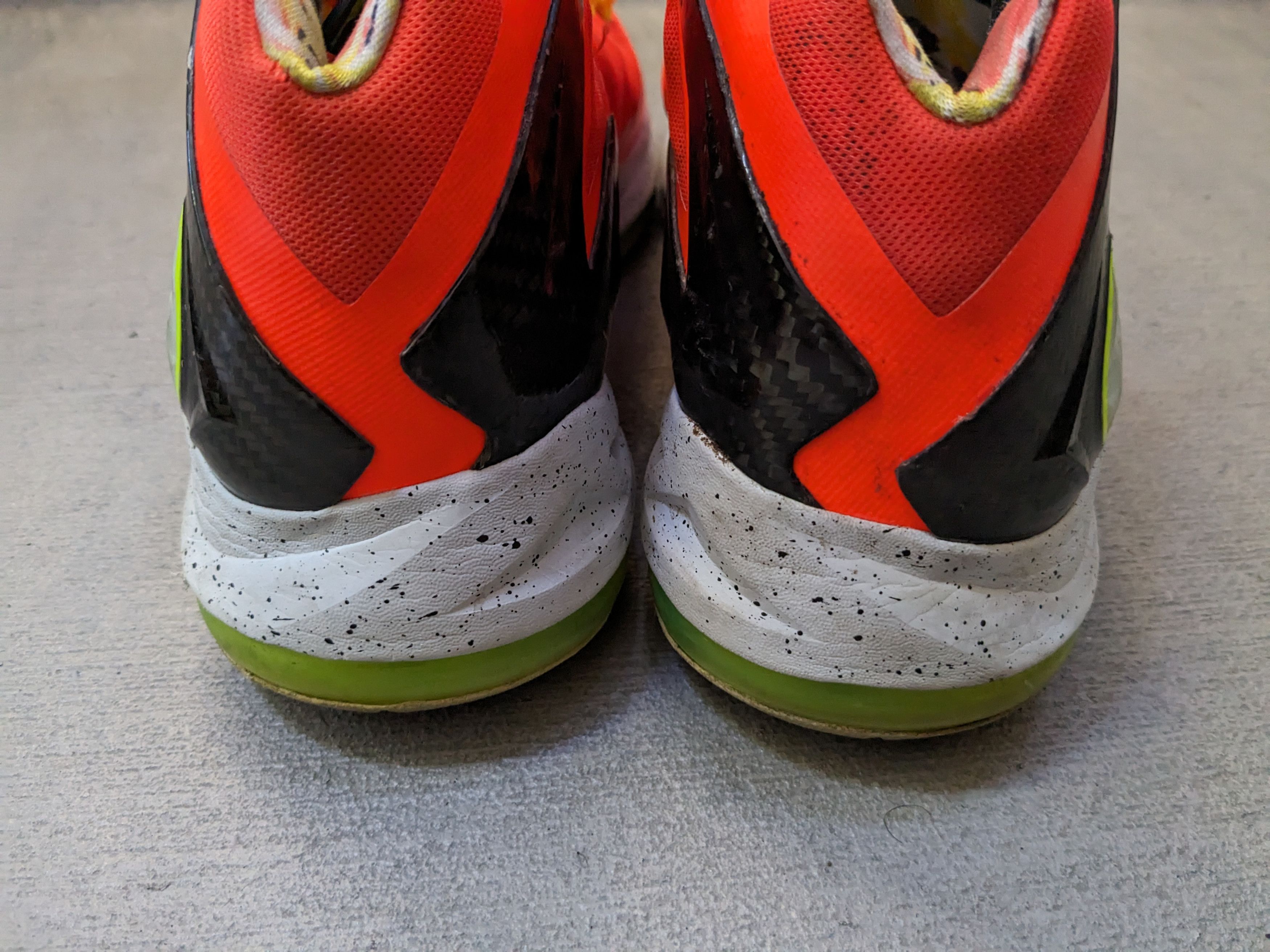Nike Nike LeBron 10 X PS Elite Total Crimson Orange 579827-800 Size US 10 / EU 43 - 14 Thumbnail