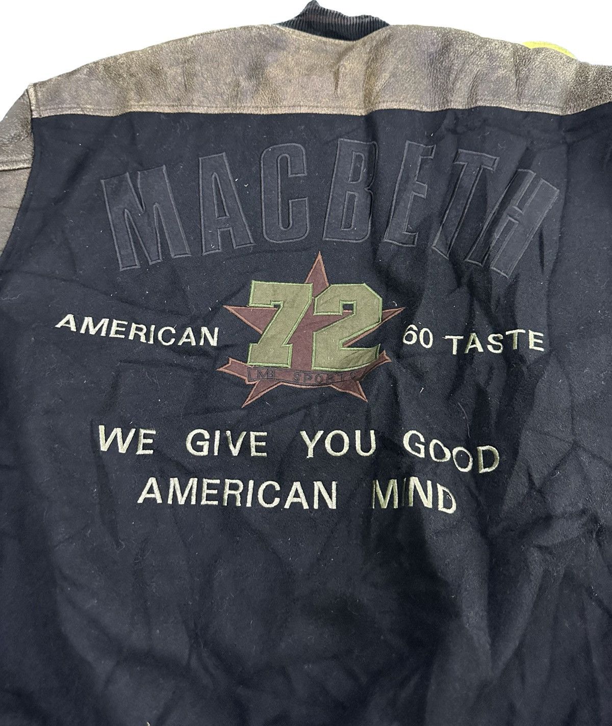 Macbeth Vtg Macbeth American Trad Club Varsity Leather/Wool Jacket Size US L / EU 52-54 / 3 - 11 Thumbnail