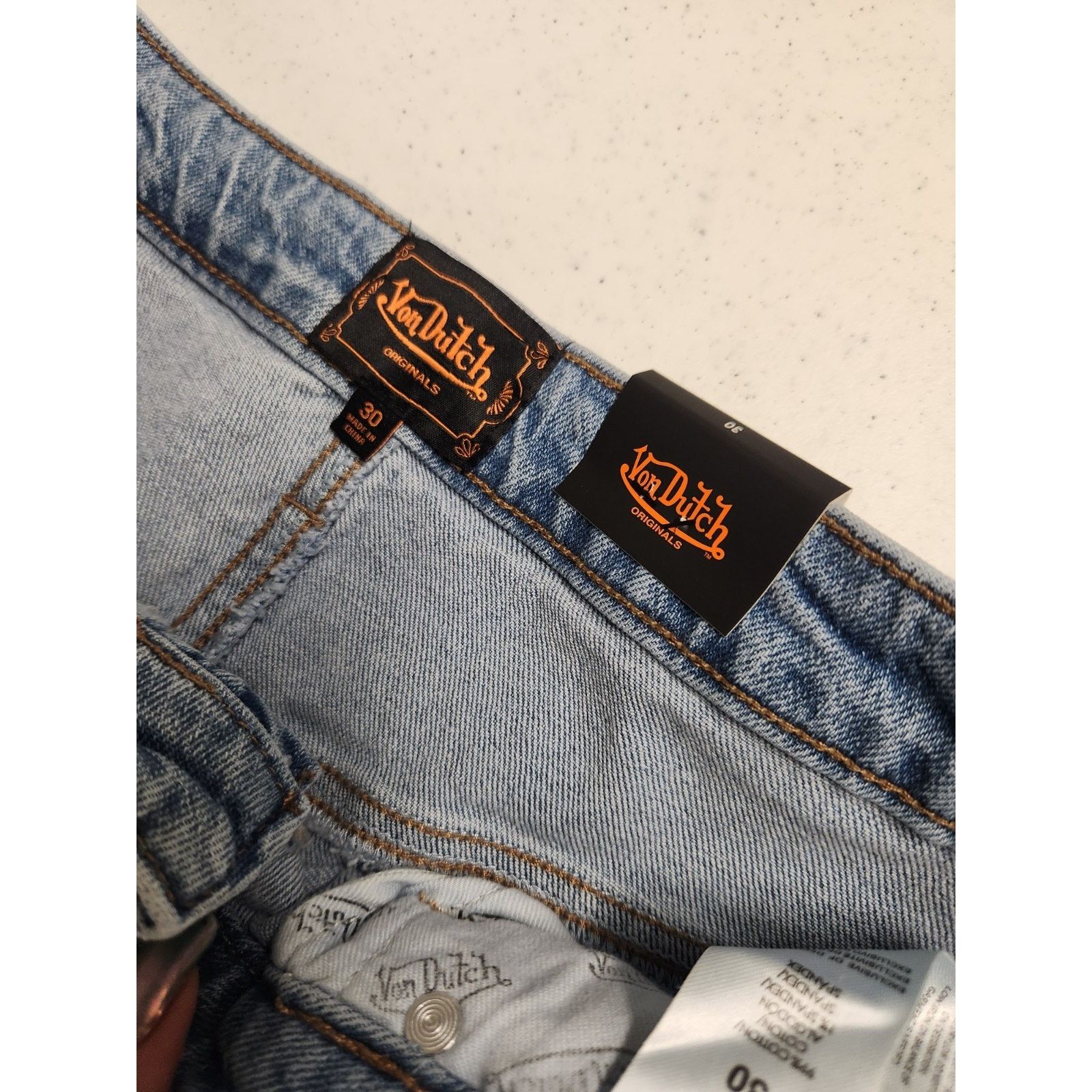 Von Dutch Von Dutch Y2K Logo Patch Wide Leg Jeans Streetwear Size 30 Size 30" / US 8 / IT 44 - 7 Thumbnail