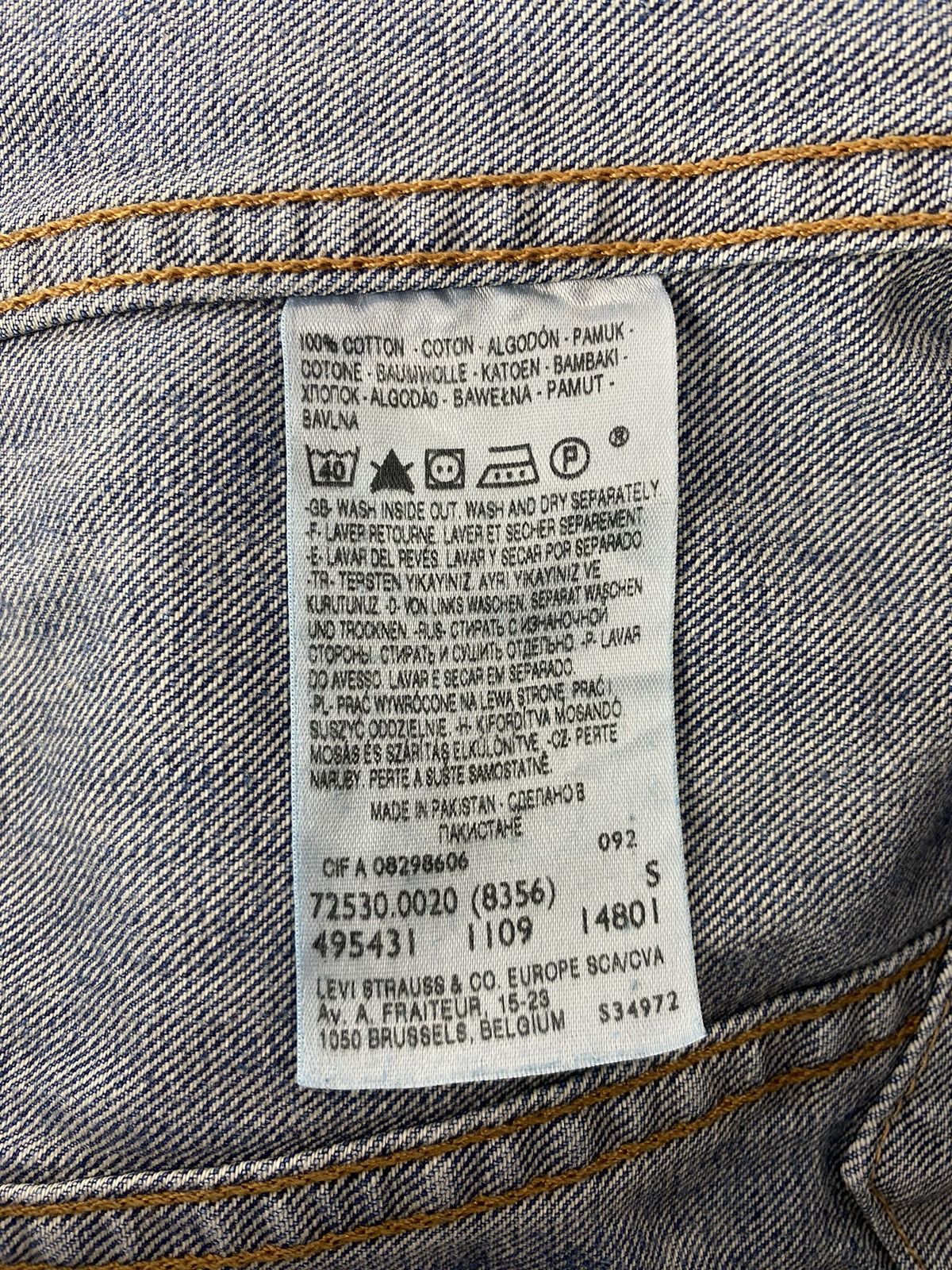 Levi's Y2K Levi’s 72530 Type 3 Washed Denim Trucker Jacket Size S / US 4 / IT 40 - 11 Thumbnail