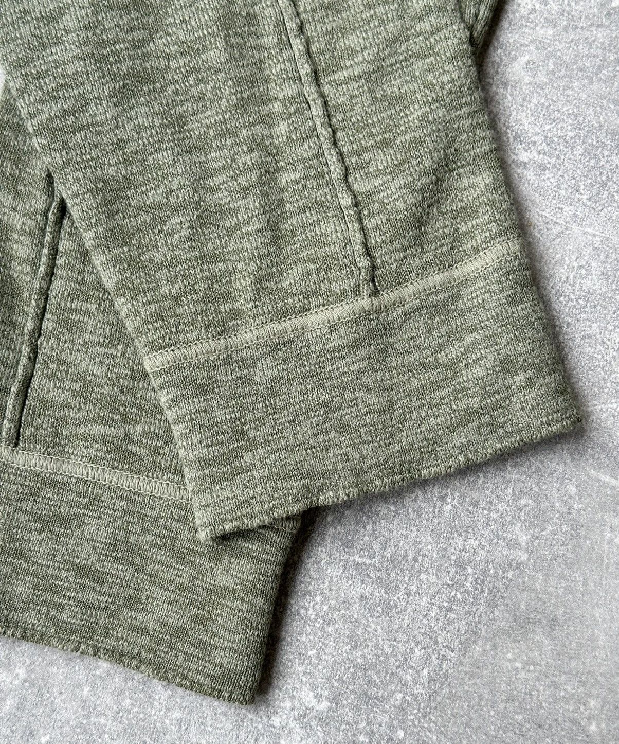 Stone Island Rare Vintage Stone Island 1989 Pullover Jumper Green V-NECK Size US L / EU 52-54 / 3 - 10 Thumbnail