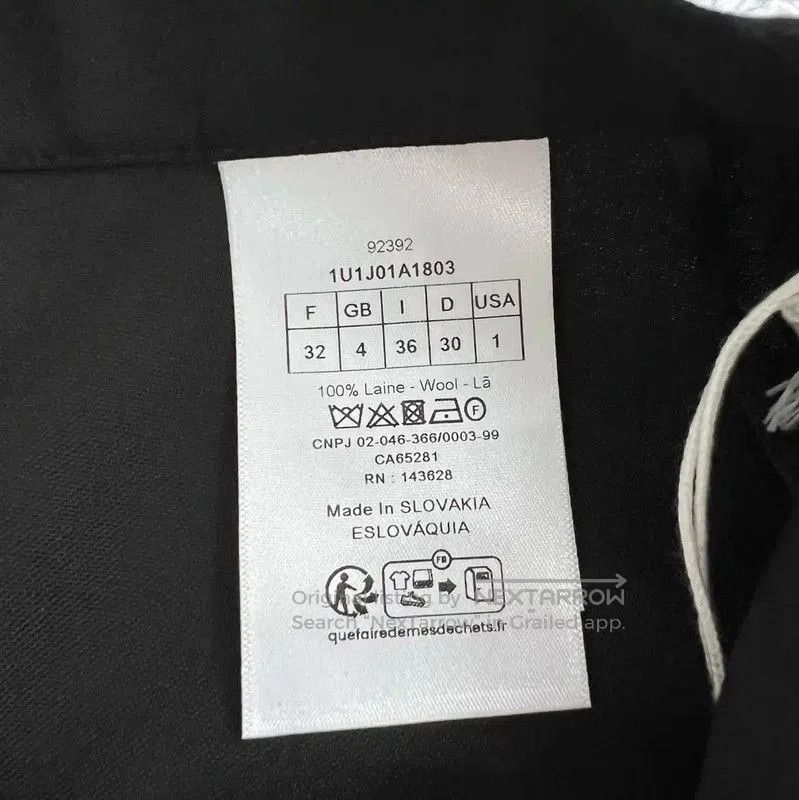 Dior Dior Black Cotton Midi Skirt for Women . Size 28" / US 6 / IT 42 - 4 Thumbnail