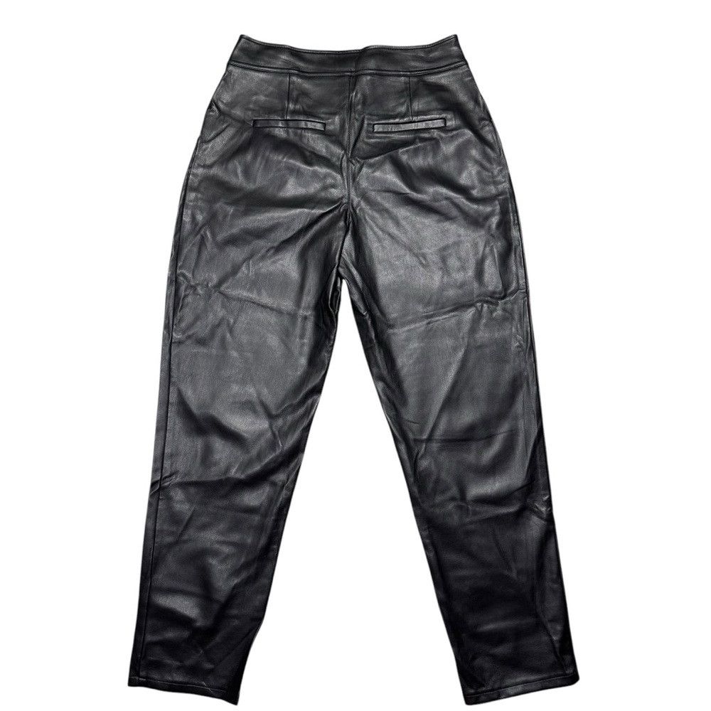 I.N.C INC International Concepts Pleated Faux Leather Pants Size Size 32" / US 10 / IT 46 - 2 Thumbnail