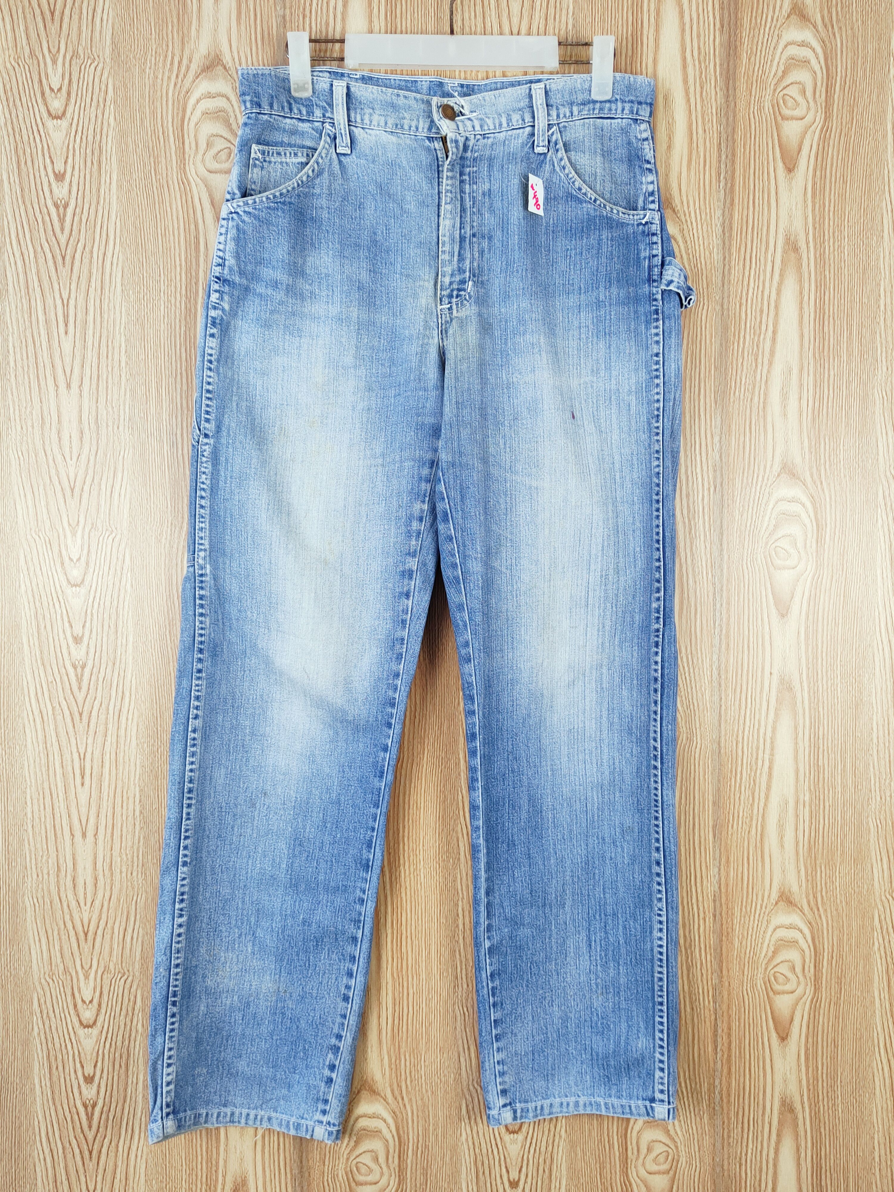 Levi's Worker Levi's vintage Blue Distressed Ripped Jeans #W490 Size US 30 / EU 46 - 1 Thumbnail