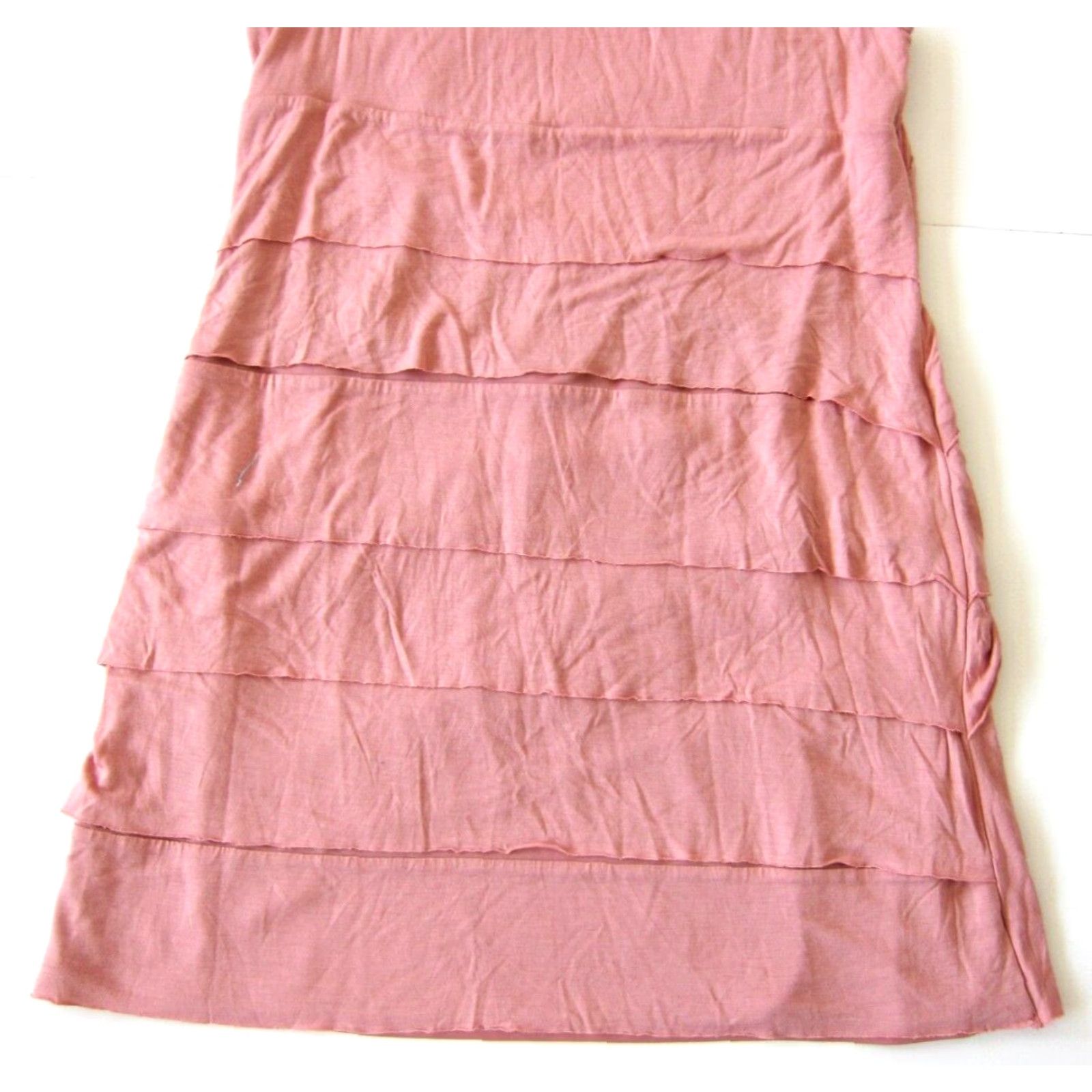 Vintage VINTAGE New York & Company Stretch Mauve Pink Layered Sleeveless Tank Dress Large Size L / US 10 / IT 46 - 7 Thumbnail