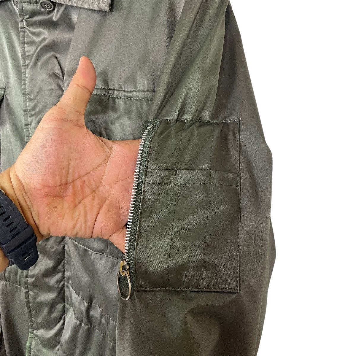 Japanese Brand Japanese Ex-Jet Faux Fur Tactical Jacket Size US M / EU 48-50 / 2 - 14 Thumbnail