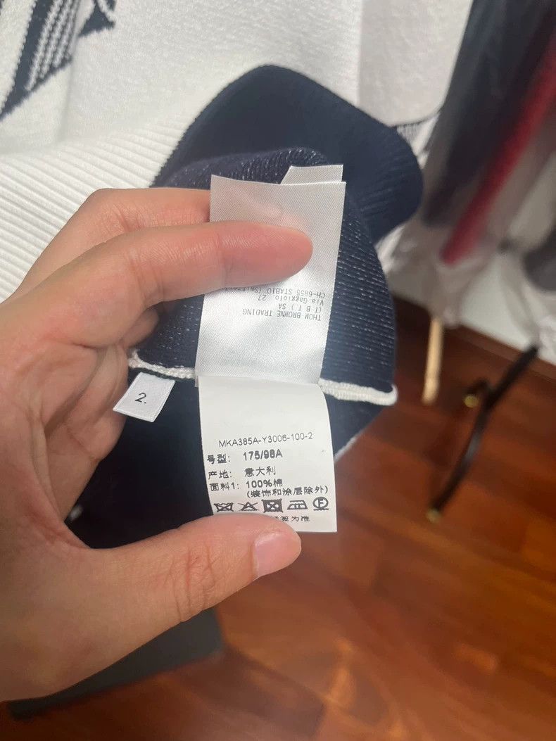 Thom Browne Thom Browne Size 2Knit sweater, men's size 2 2501-Nextarrow Size US M / EU 48-50 / 2 - 3 Thumbnail