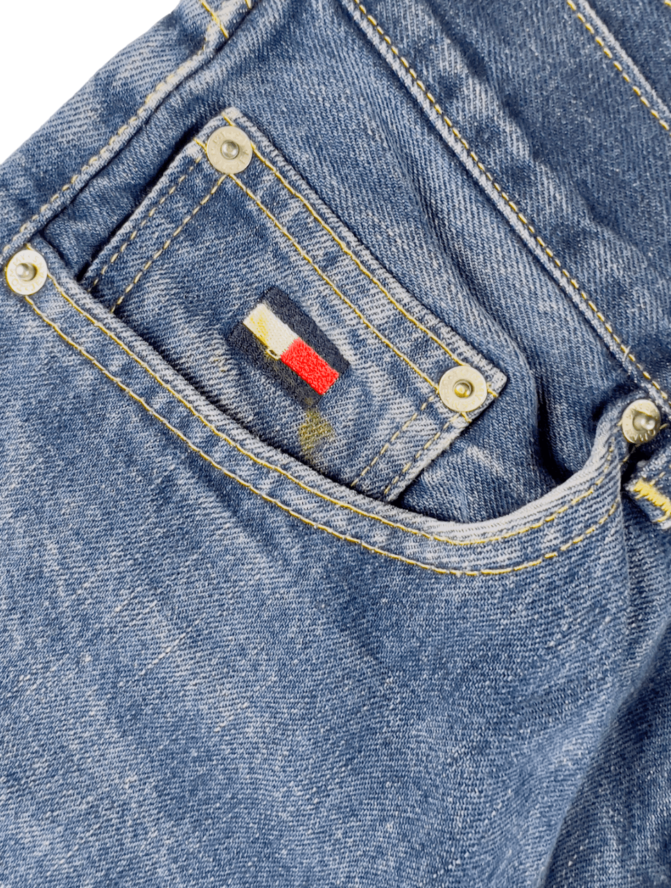 Tommy Hilfiger × Vintage Vintage Tommy Hilfiger Denim Shorts Size US 29 - 4 Thumbnail