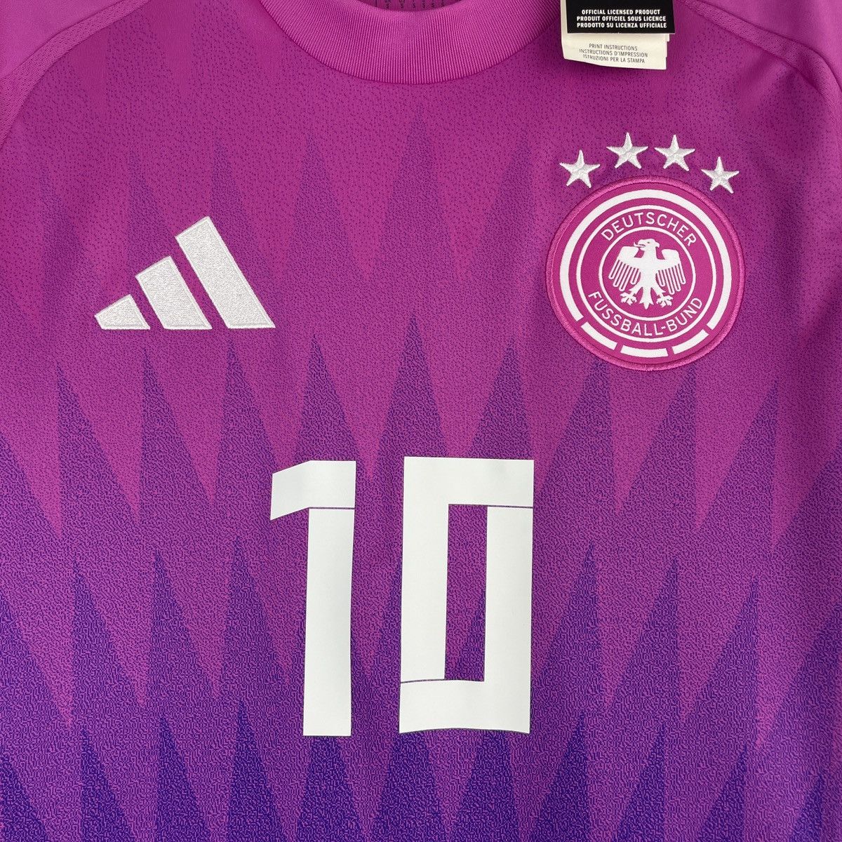 Adidas Germany Jamal Musiala Away Jersey Adidas Pink 2024/2025 sz S Size US S / EU 44-46 / 1 - 3 Thumbnail