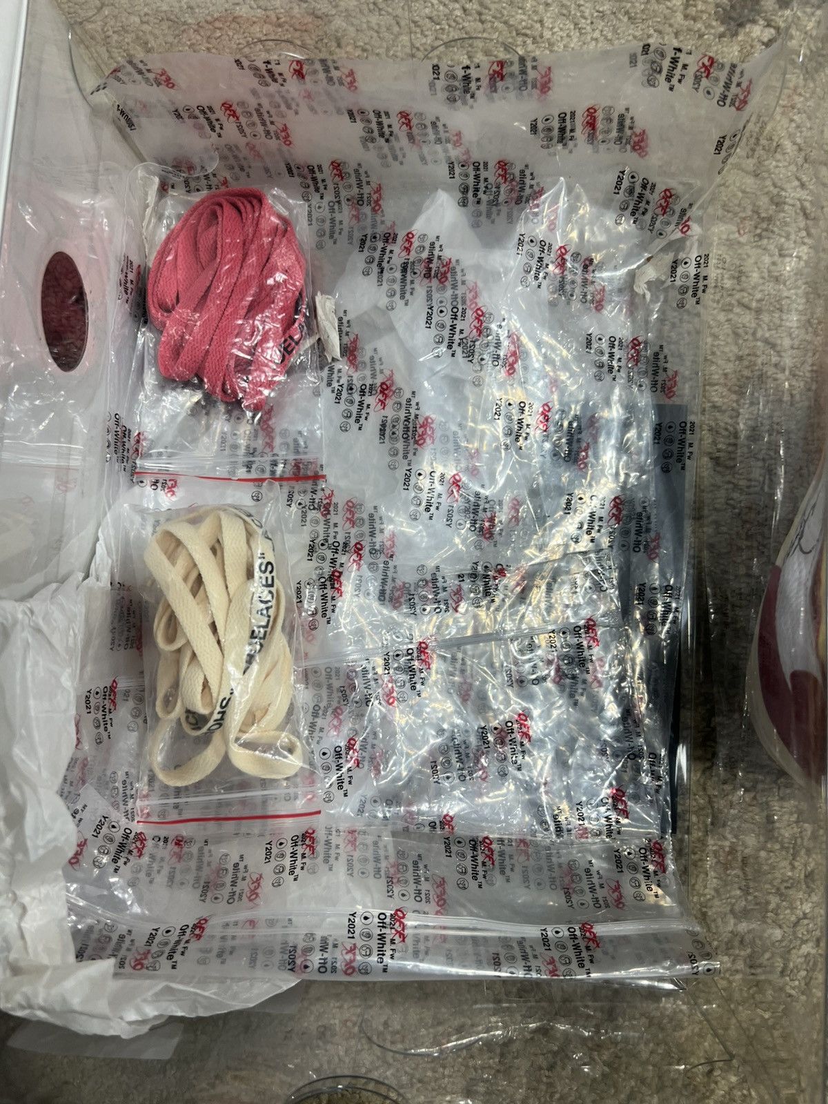 Jordan Brand × Off-White Jordan 2 Retro Low SP Off-White White Red Size US 9.5 / EU 42-43 - 8 Thumbnail