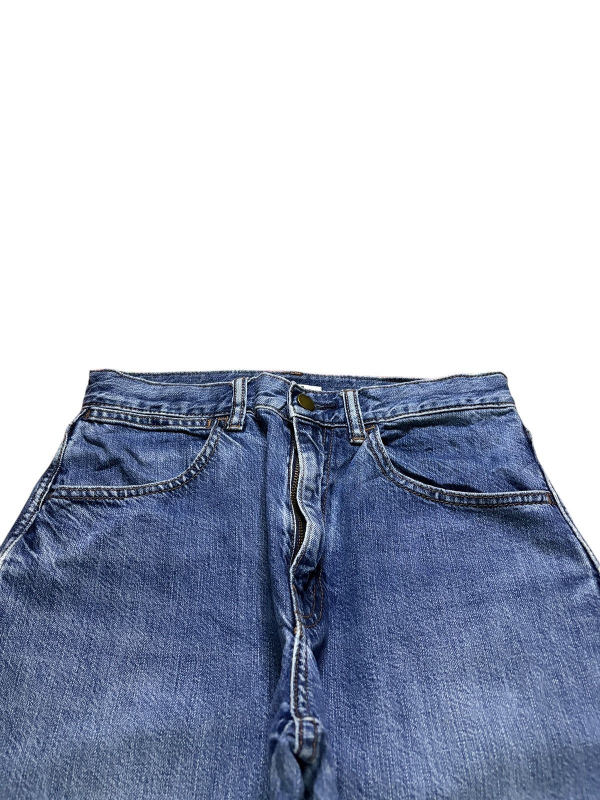 Uniqlo Vintage Uniqlo Lemaire Blue Wash Loose Baggy Jeans Size US 27 - 4 Thumbnail