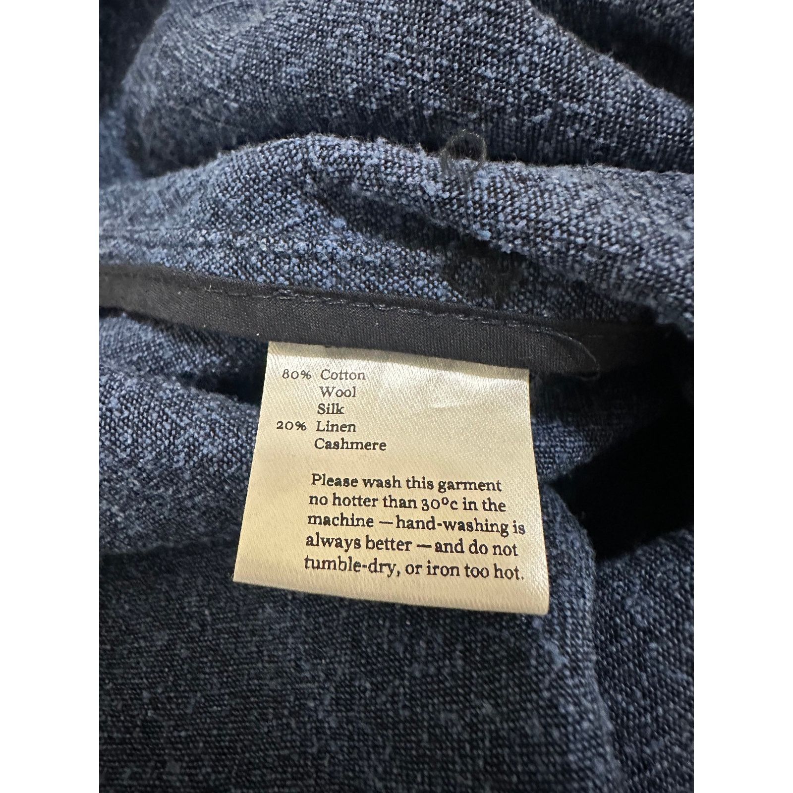 S.E.H. Kelly SEH Kelly British Indigo Denim Blue Pilled Henley Shirt S Size US S / EU 44-46 / 1 - 4 Thumbnail
