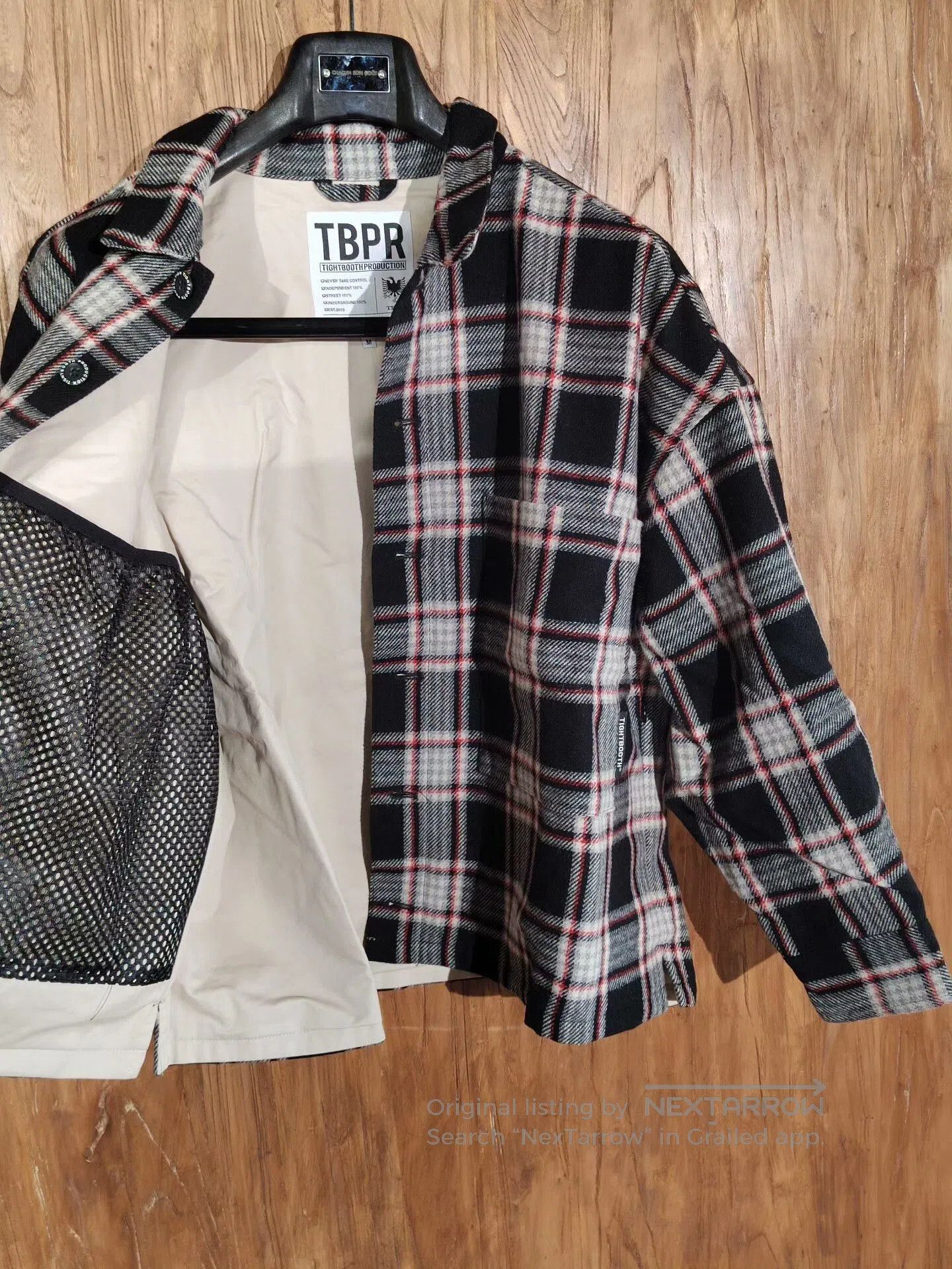 Japanese Brand TIGHTBOOTH TBPR Plaid Shirt Jacket. Size US M / EU 48-50 / 2 - 6 Thumbnail