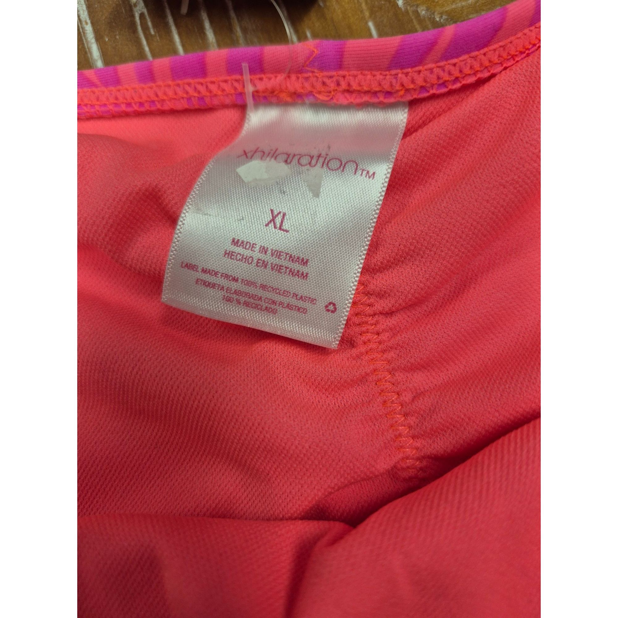 Other Xhilaration XL Pink Palm Leaf Womens Bikini Bottoms Size ONE SIZE - 2 Thumbnail