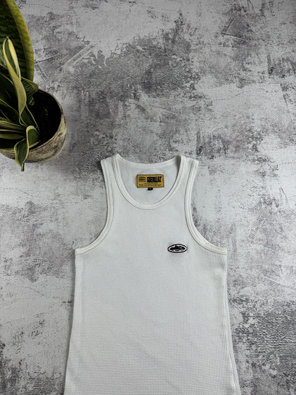 Corteiz Corteiz Alcatraz Waffle Tank Top Sleeveless Jersey T Shirt Size US S / EU 44-46 / 1 - 5 Thumbnail