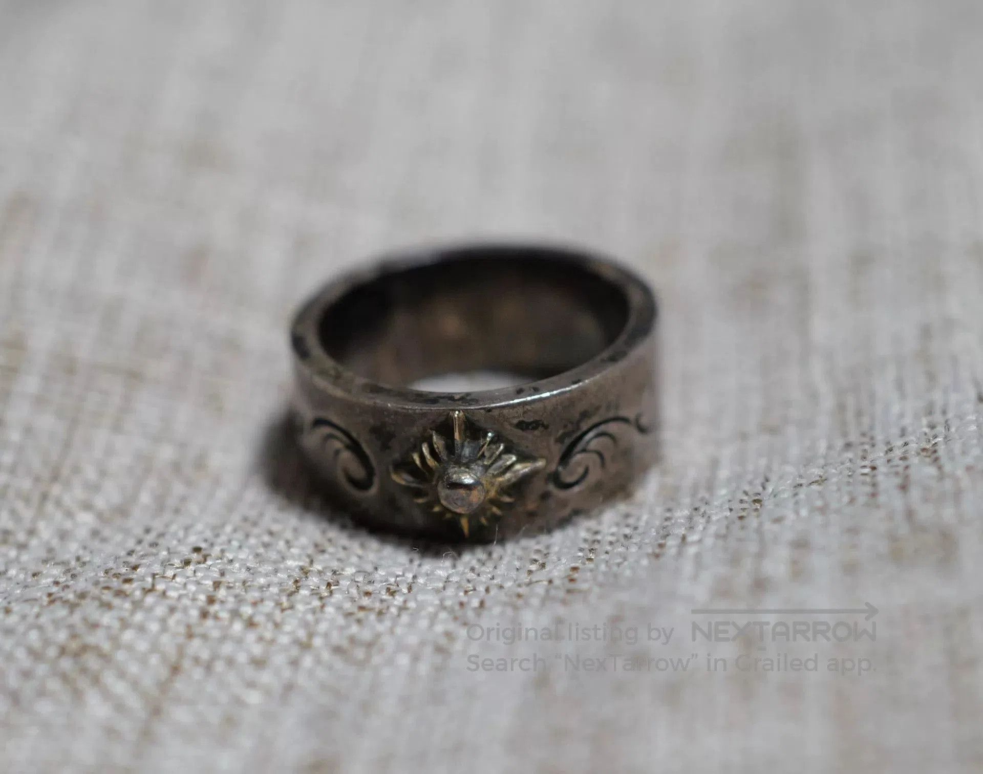 ARIZONA FREEDOM Arizona Freedom Silver Sun Ring. Size ONE SIZE - 2 Thumbnail