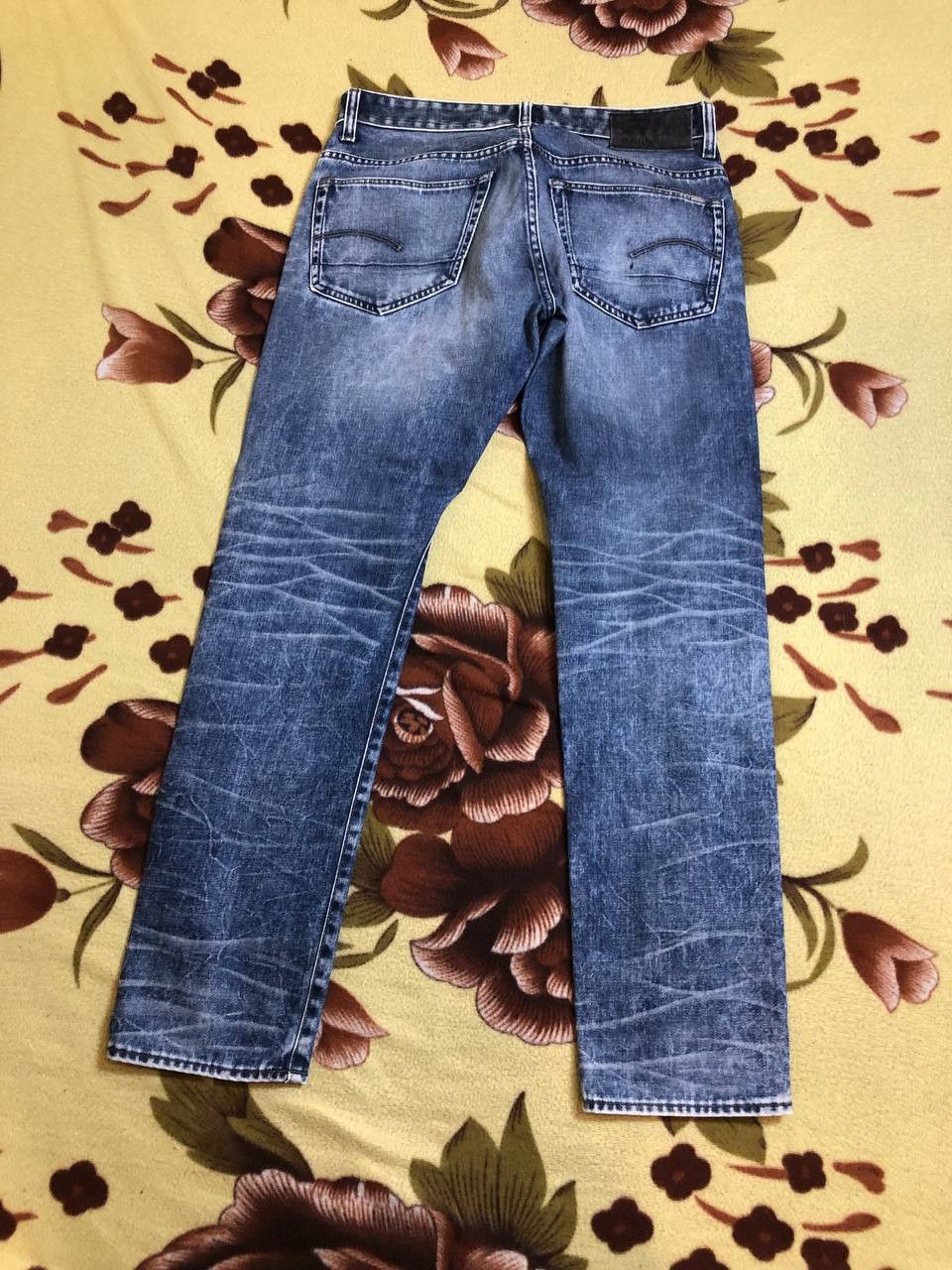 G-Star G-STAR RAW 3301 Slim Pants Jeans Distressed Faded Size US 32 / EU 48 - 23 Thumbnail