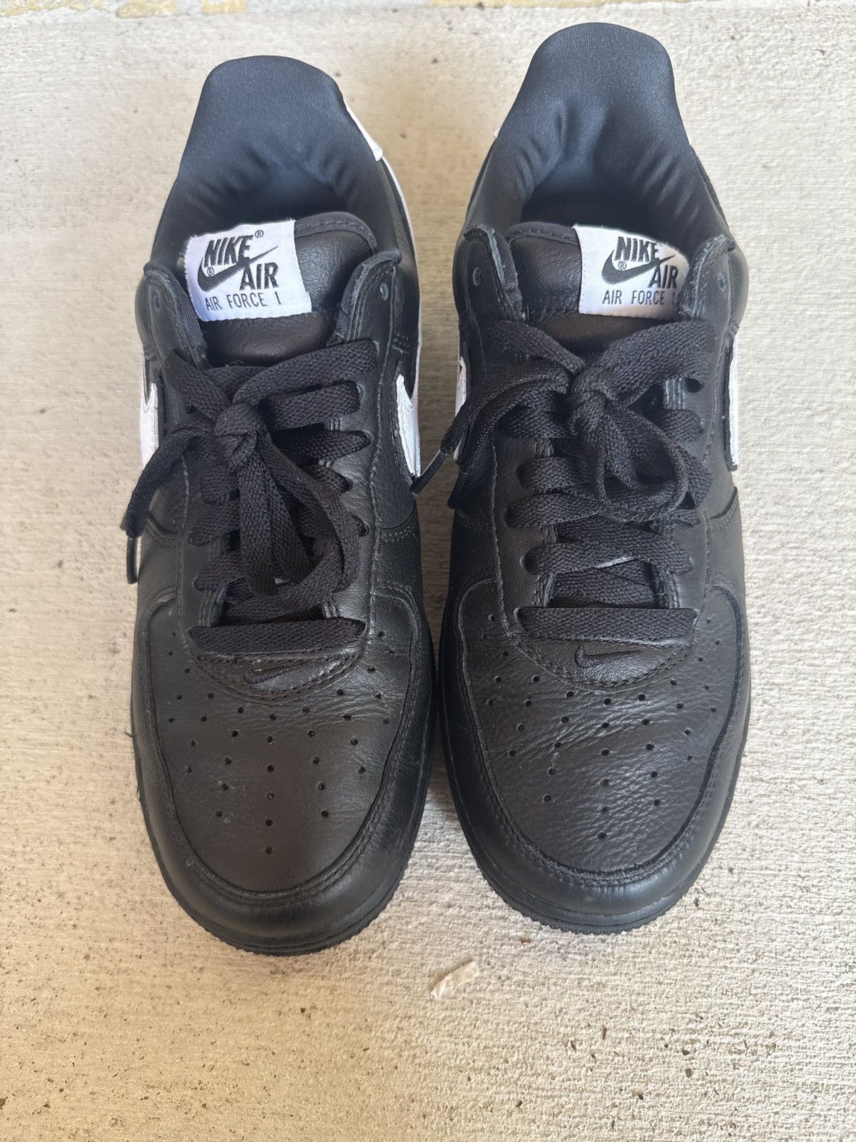 Nike Nike Air Force 1 Low Retro QS Black/White size 7.5 US M Size US 7.5 / EU 40-41 - 3 Thumbnail