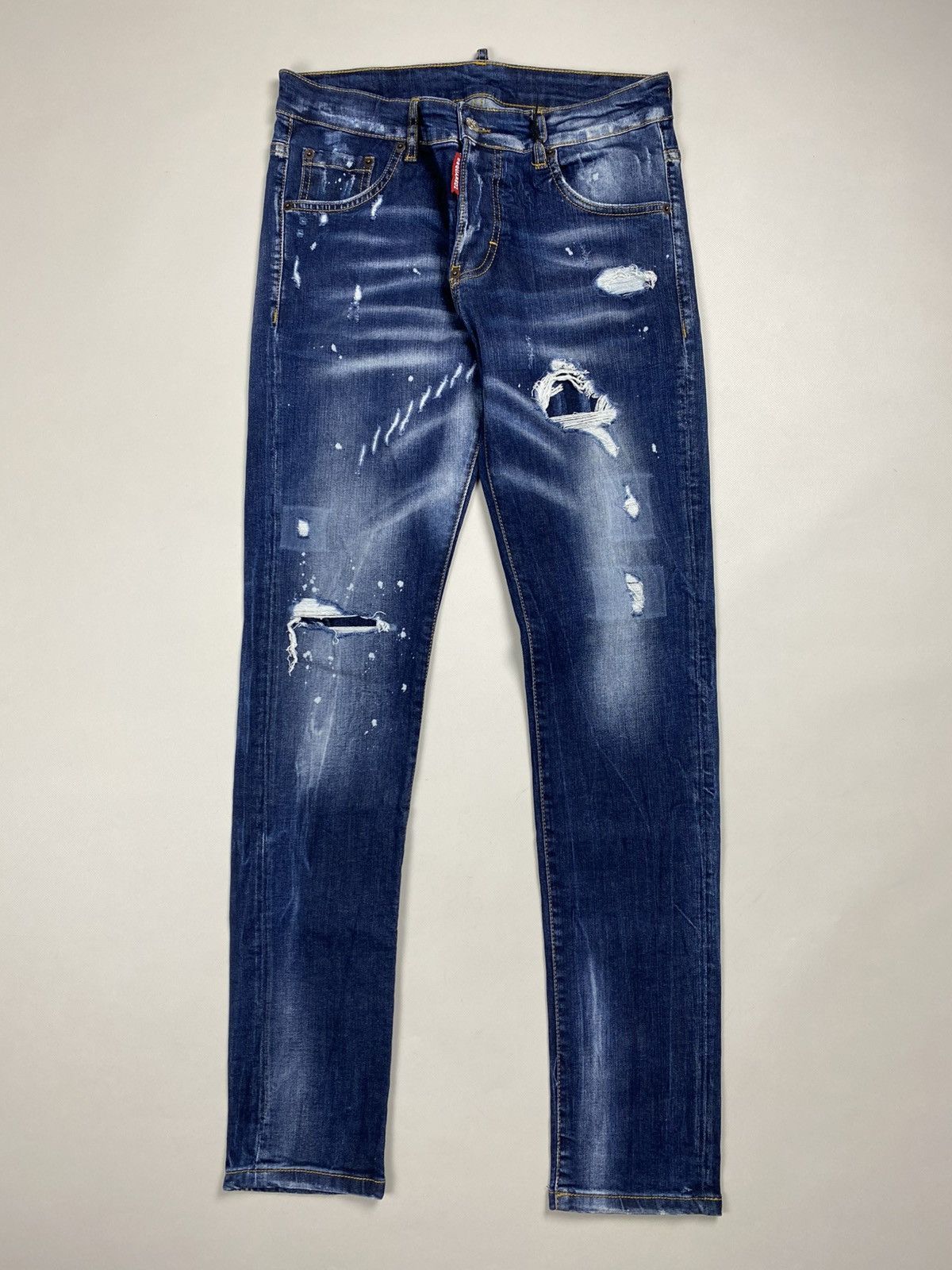Dsquared2 Dsquared2 Ladies Distressed Denim Jeans Size 42 Size 28" / US 6 / IT 42 - 1 Thumbnail