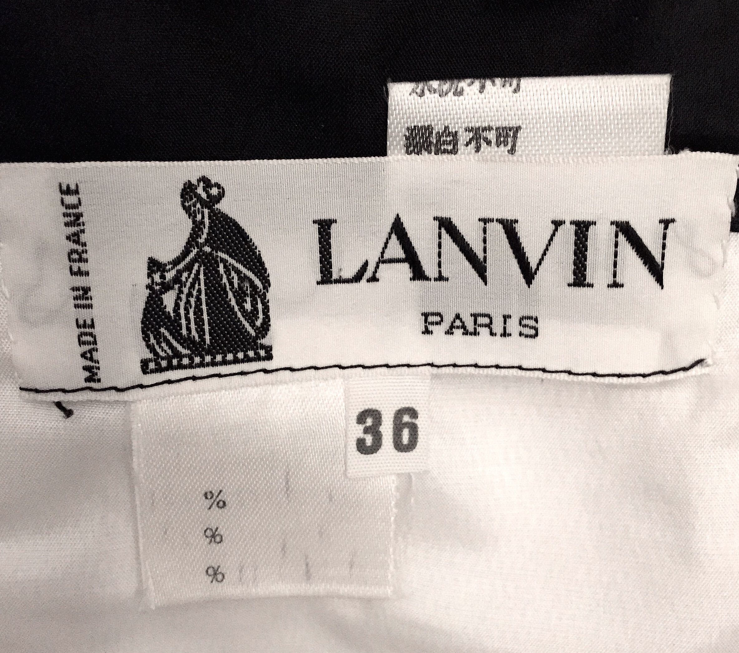 Lanvin Vintage Lanvin Cocktail Dress w/Polka Dots, IT 36 Size XS / US 0-2 / IT 36-38 - 9 Thumbnail