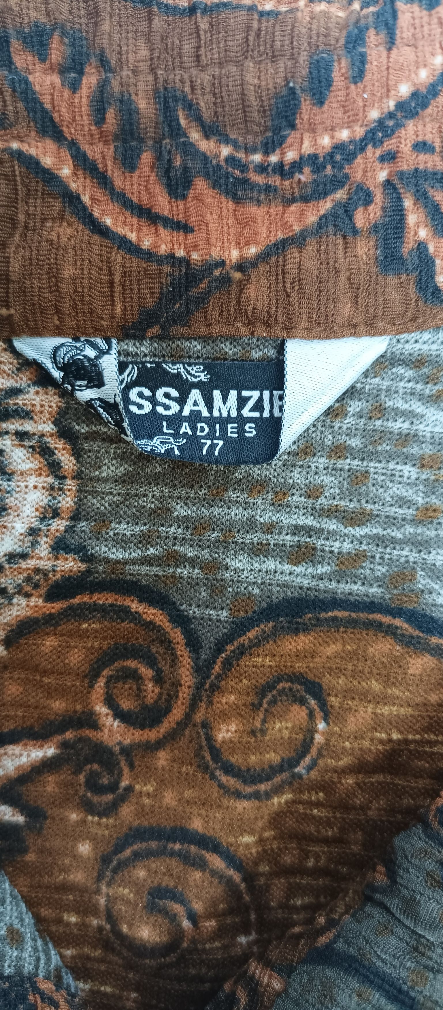 Designer × Japanese Brand × Vintage SSAMZIE Ladies Undefined Pleates Blouses Style Issey Size L / US 10 / IT 46 - 4 Thumbnail