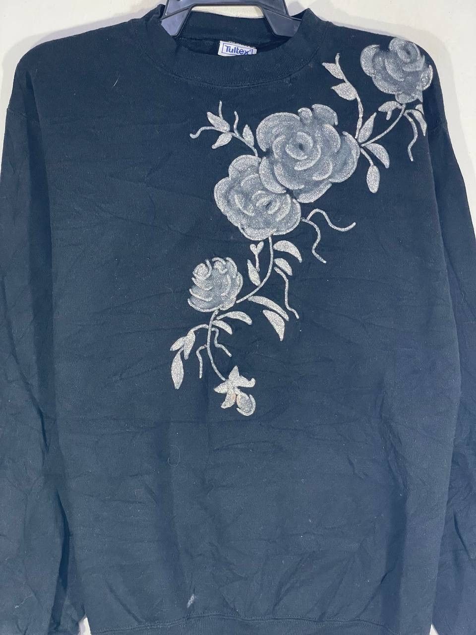Other Vintage 90s flower sukajan sweatshirt jumper size L Size US L / EU 52-54 / 3 - 5 Thumbnail
