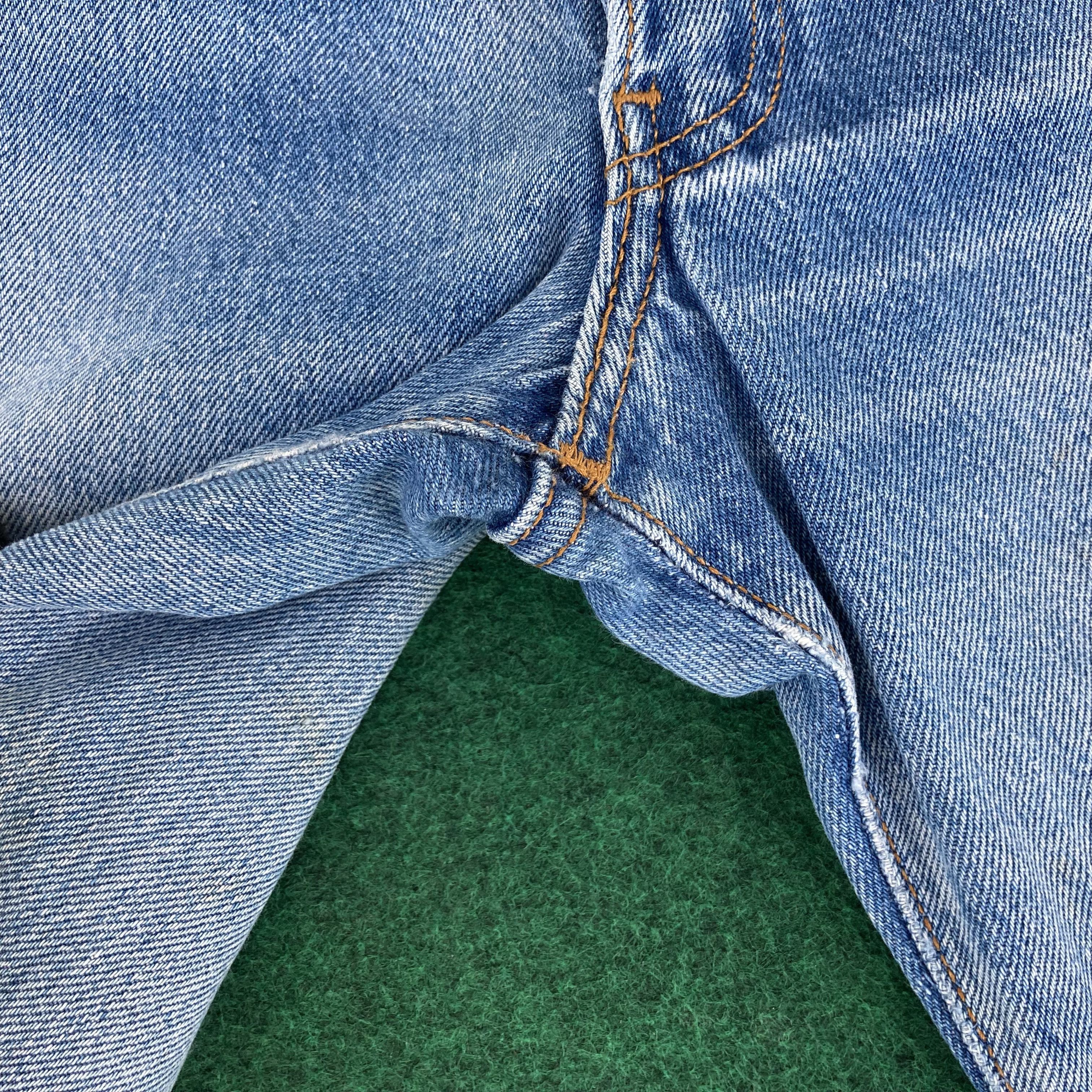 Levi's × Vintage Vtg Levis 501 Short Jorts Distressed Ripped Grunge Jeans Size US 28 / EU 44 - 5 Thumbnail