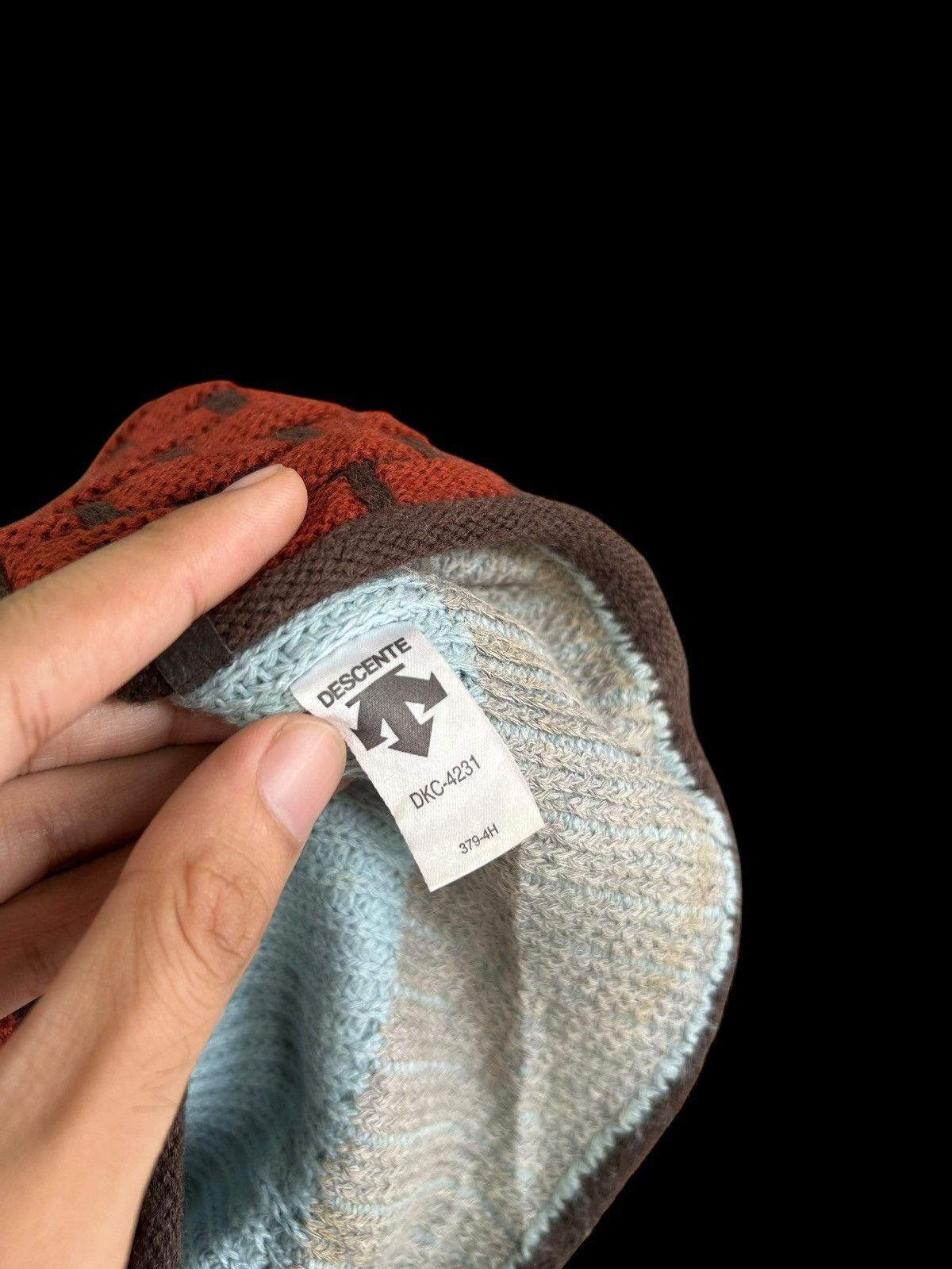 Descente × Japanese Brand × Vintage Vintage Descente Knitted Beanie Hats Size ONE SIZE - 4 Thumbnail