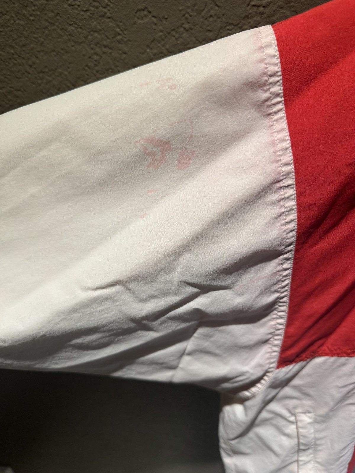 Fuck The Population White/Red FTP Fuck the Population Color Block Anorak Medium Size US M / EU 48-50 / 2 - 2 Thumbnail